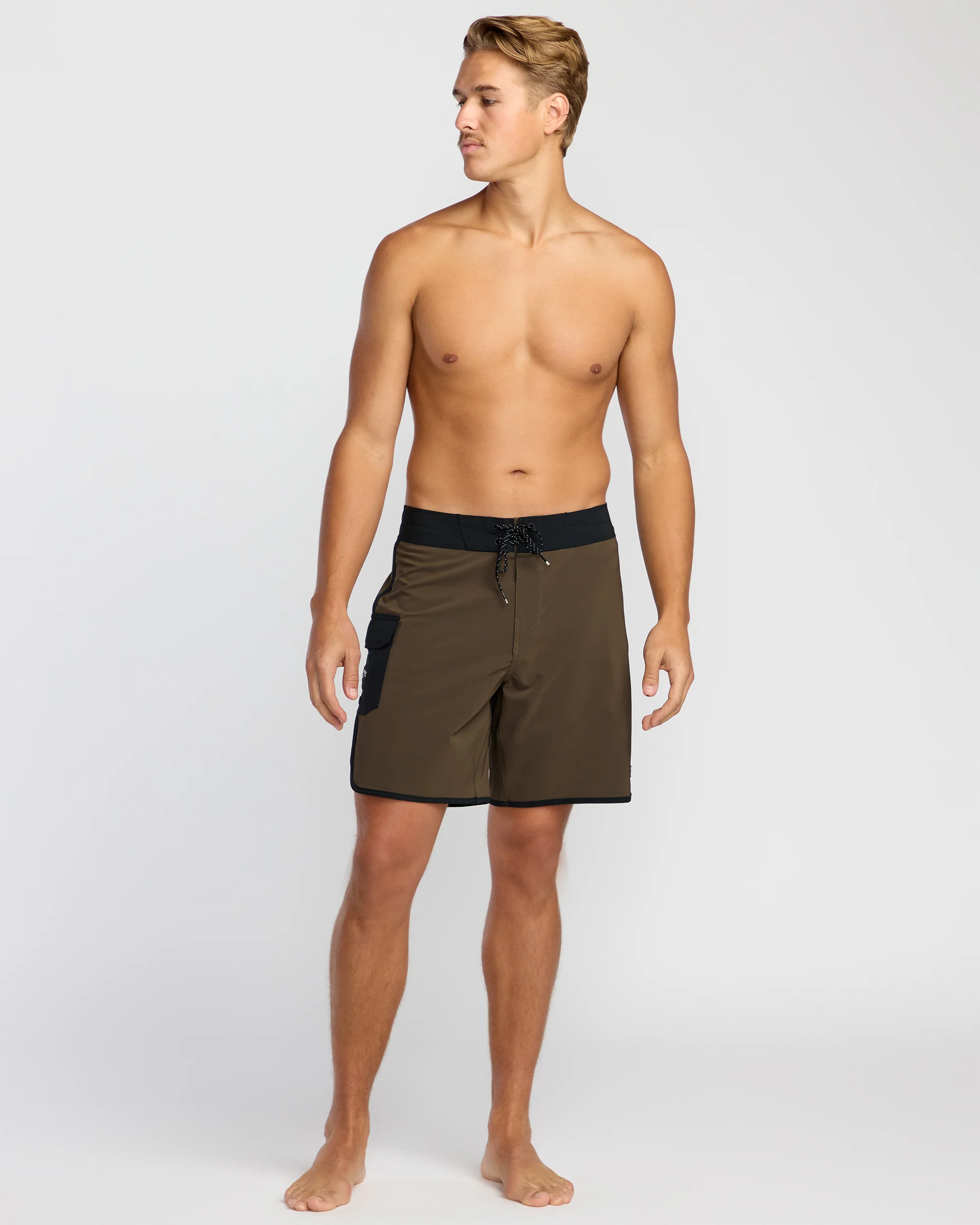 73 Pro Performance 18" Boardshorts - Dark Military - Image 5