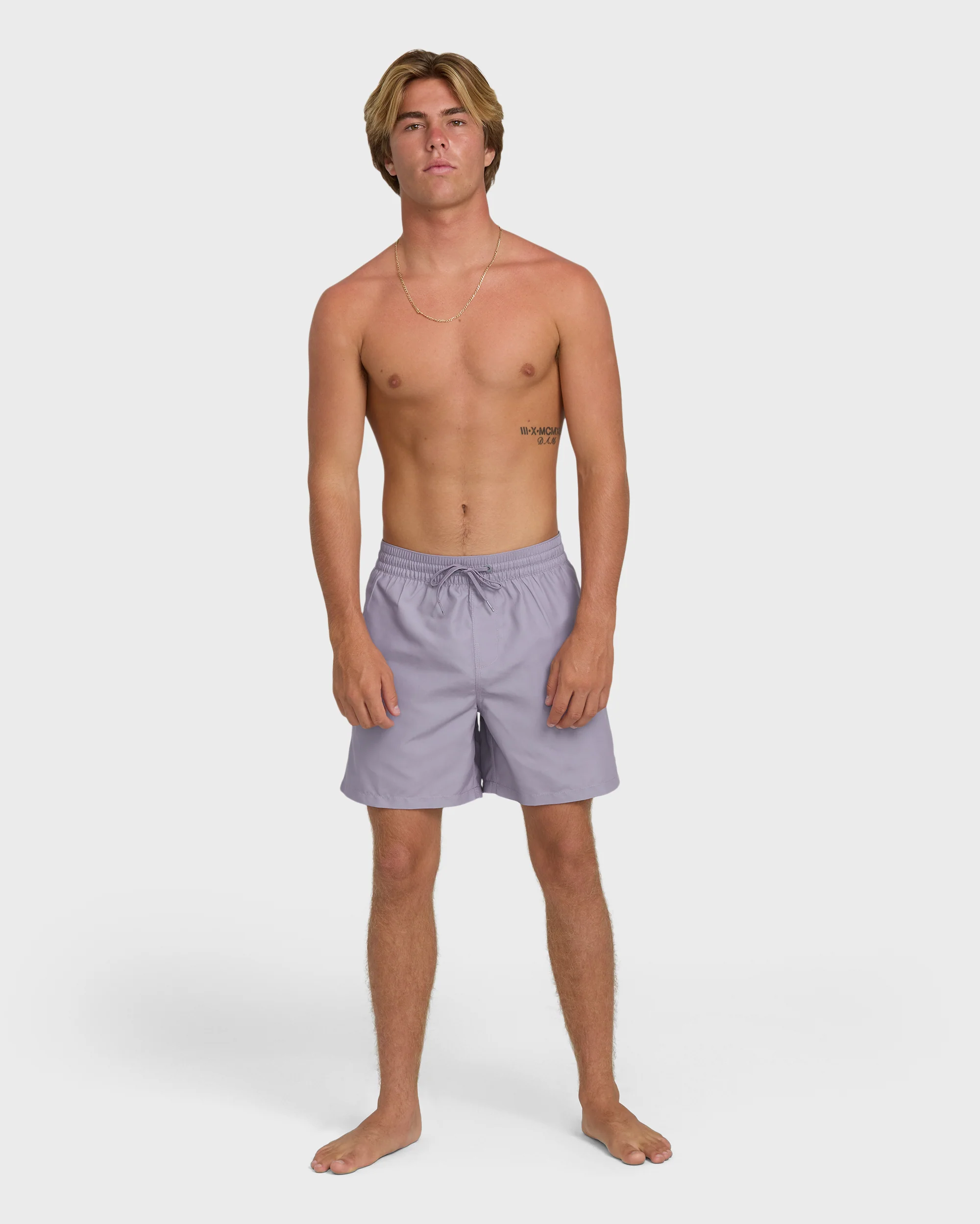 All Day Layback 16" Trunks - Purple Ash - Image 4