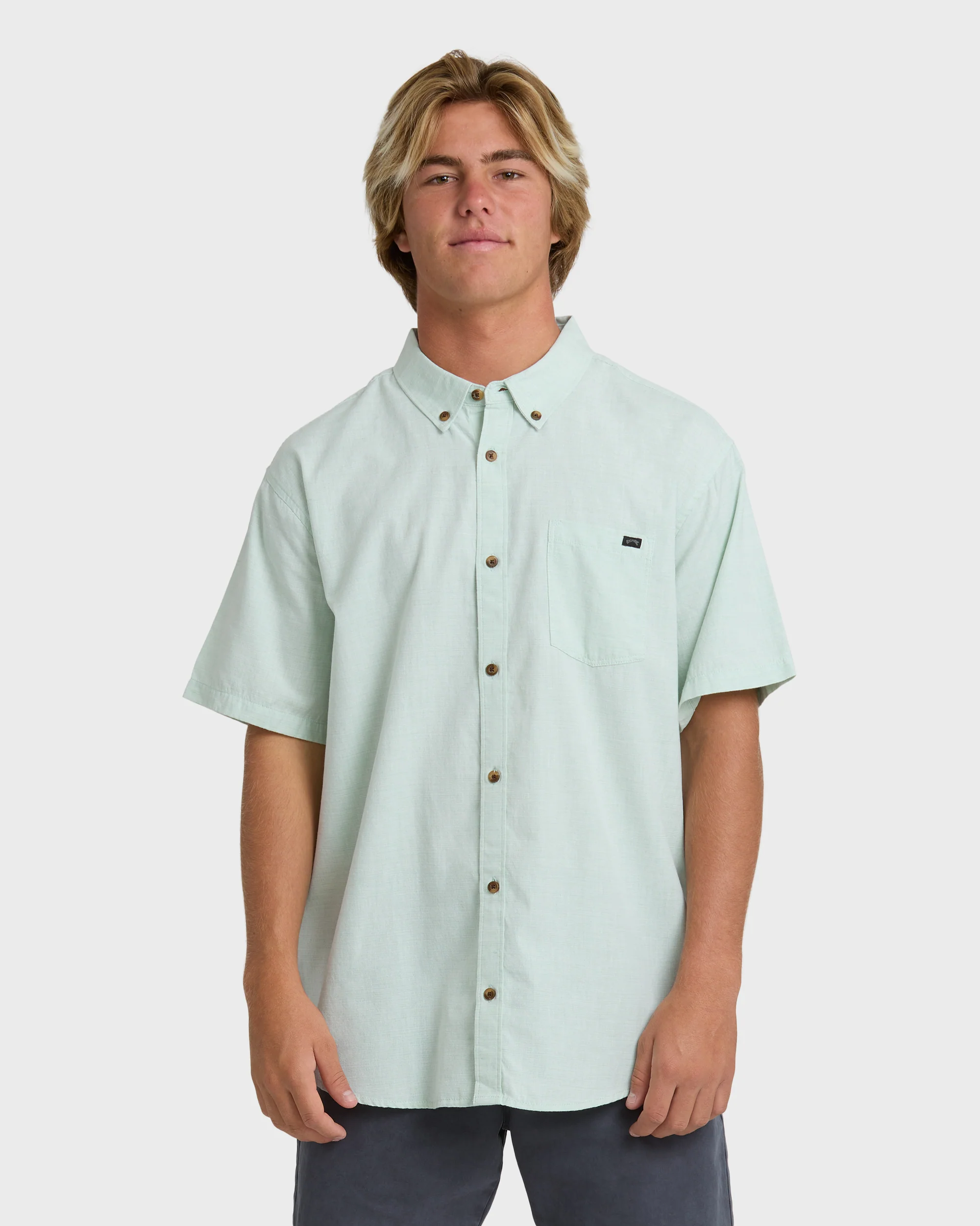All Day Short Sleeve Shirt - Granite Green