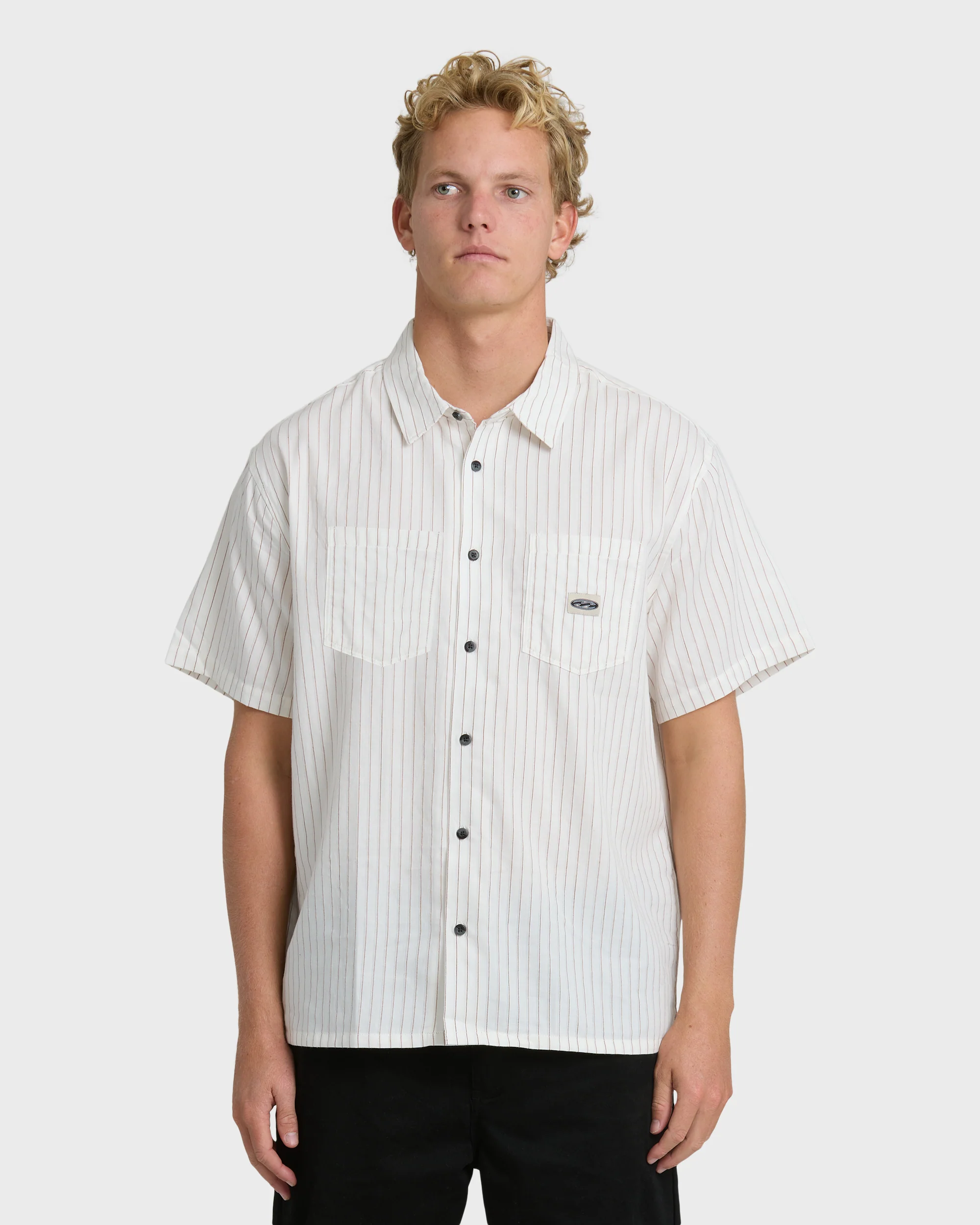 Bad Dog Short Sleeve Shirt - Off White