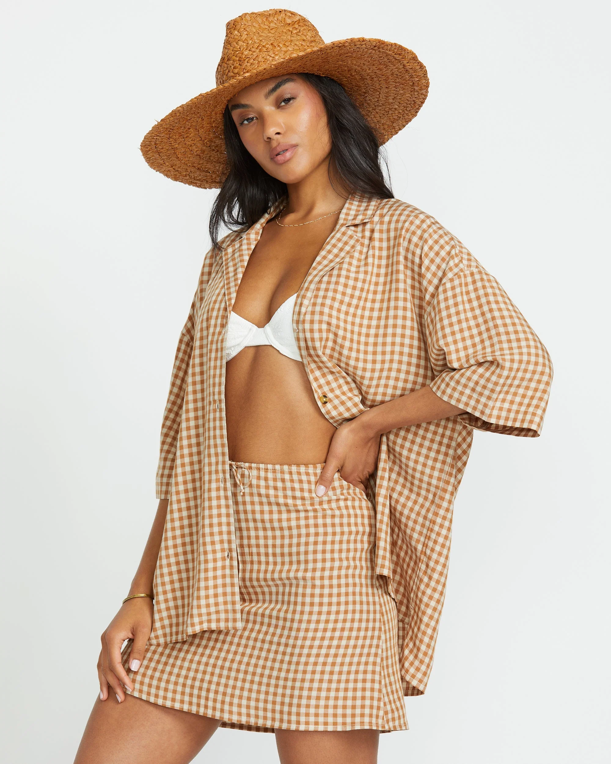 Beach Side Short Sleeve Shirt - Doeskin - Image 3