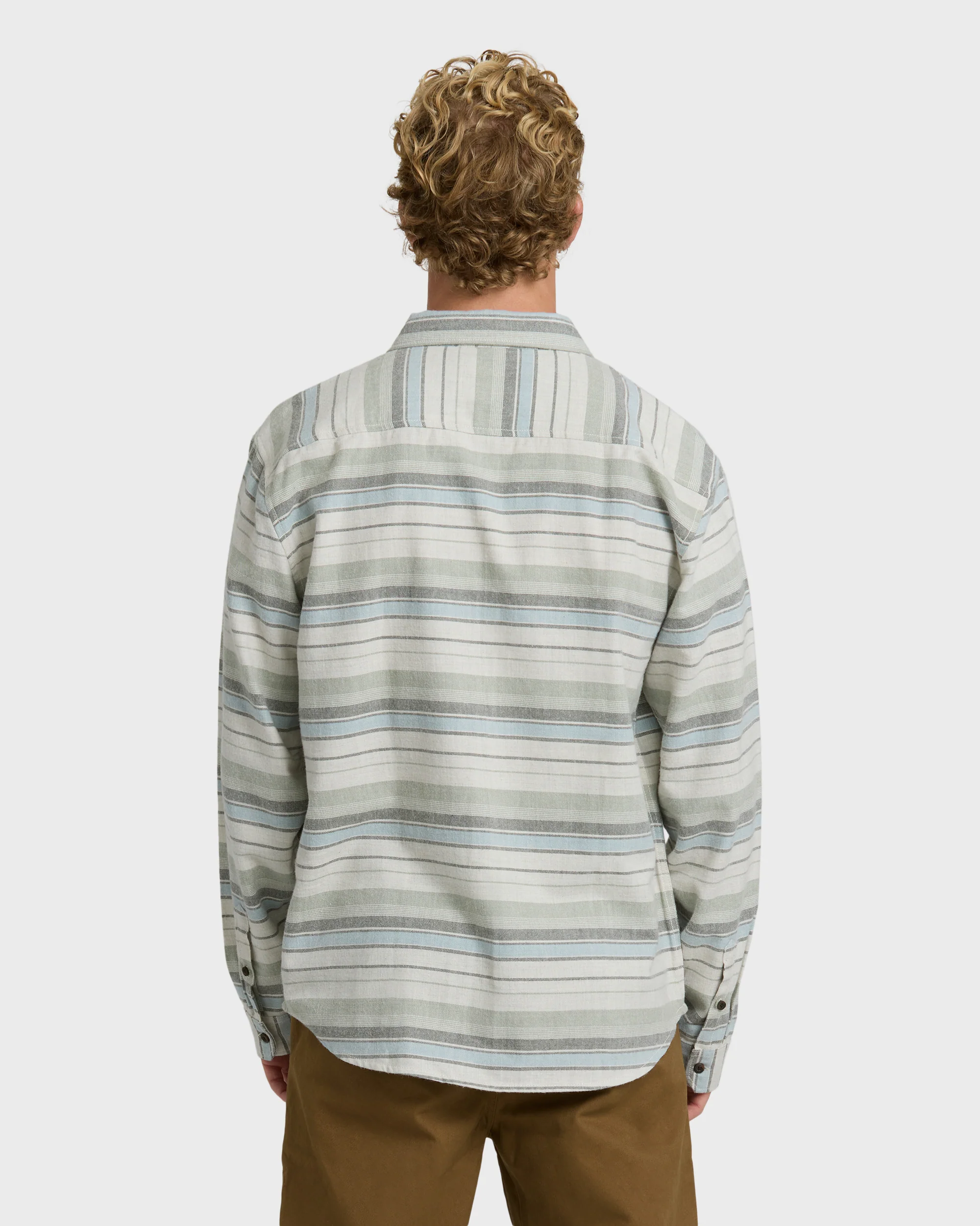 Coastline Long Sleeve Flannel Shirt - Chino - Image 2