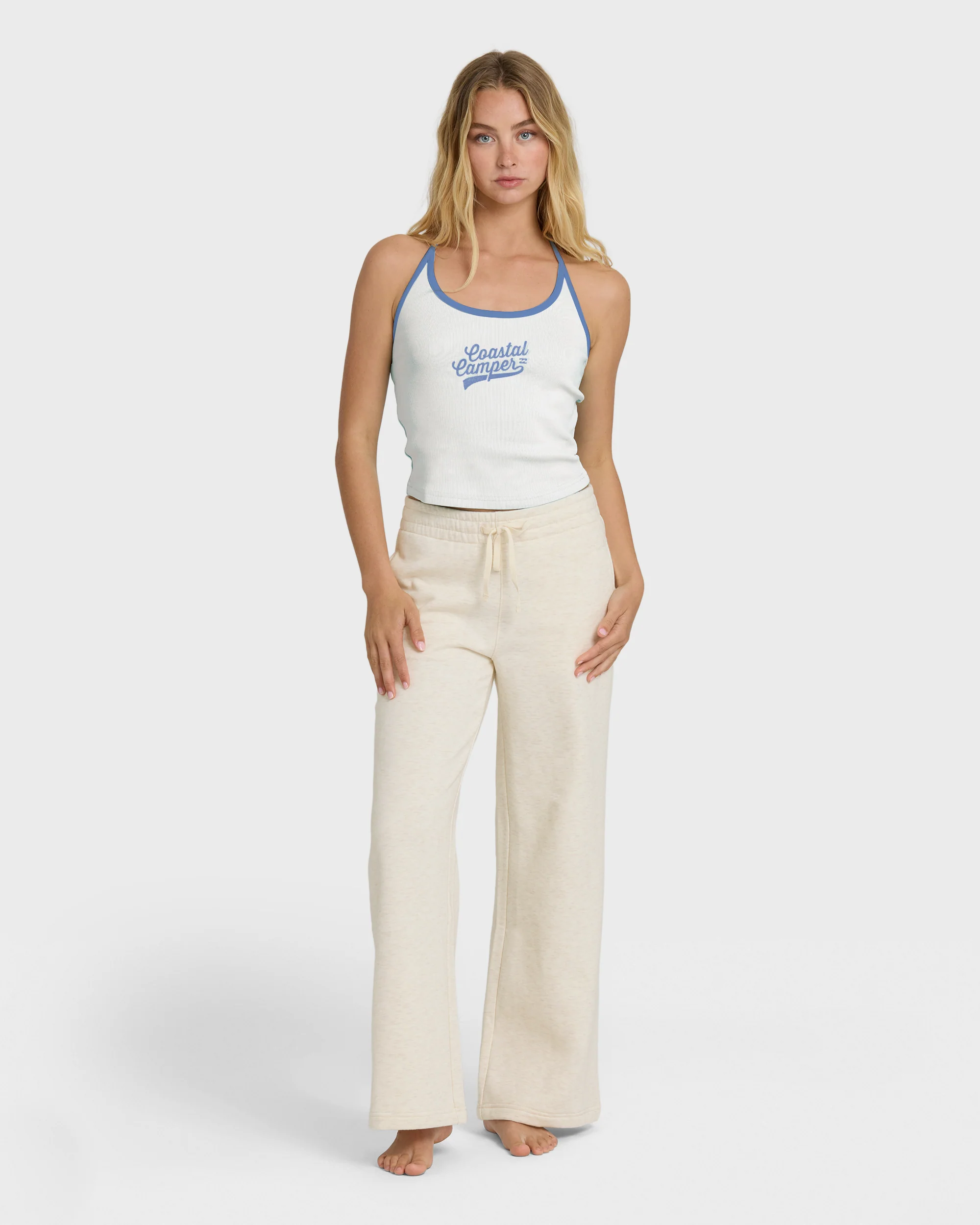 Cozy Camper Sweat Pants - Oatmeal Heather