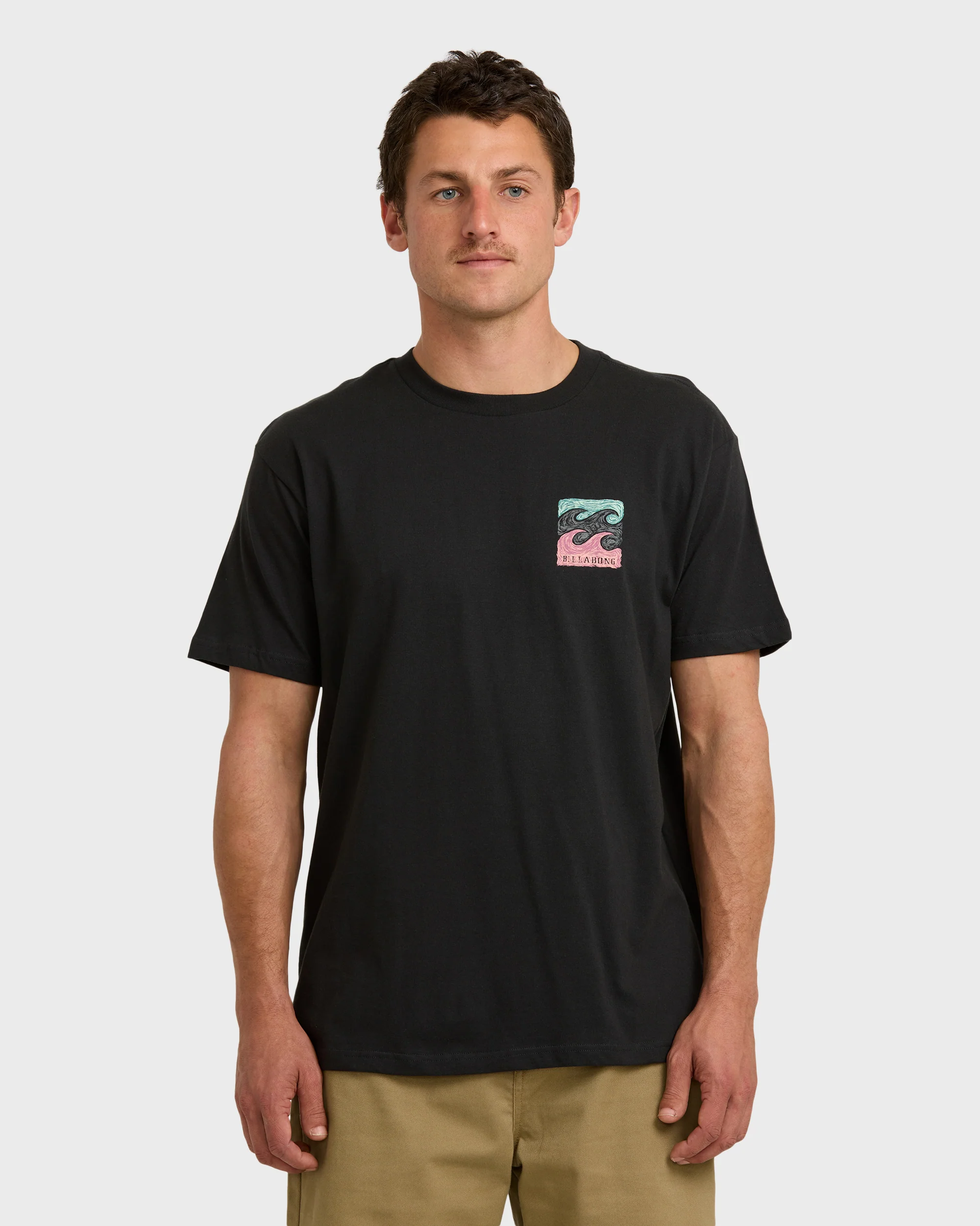 Mens Crayon Wave Premium T-Shirt