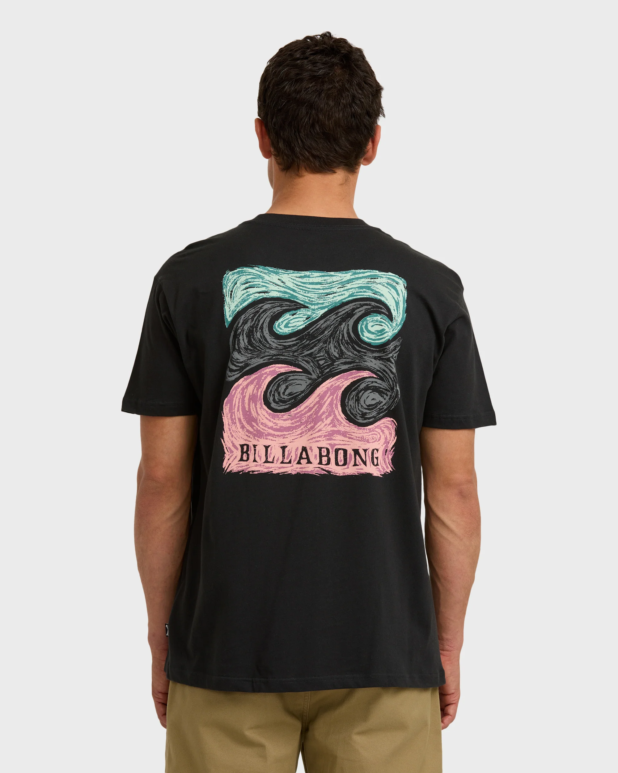 Mens Crayon Wave Premium T-Shirt - Image 2