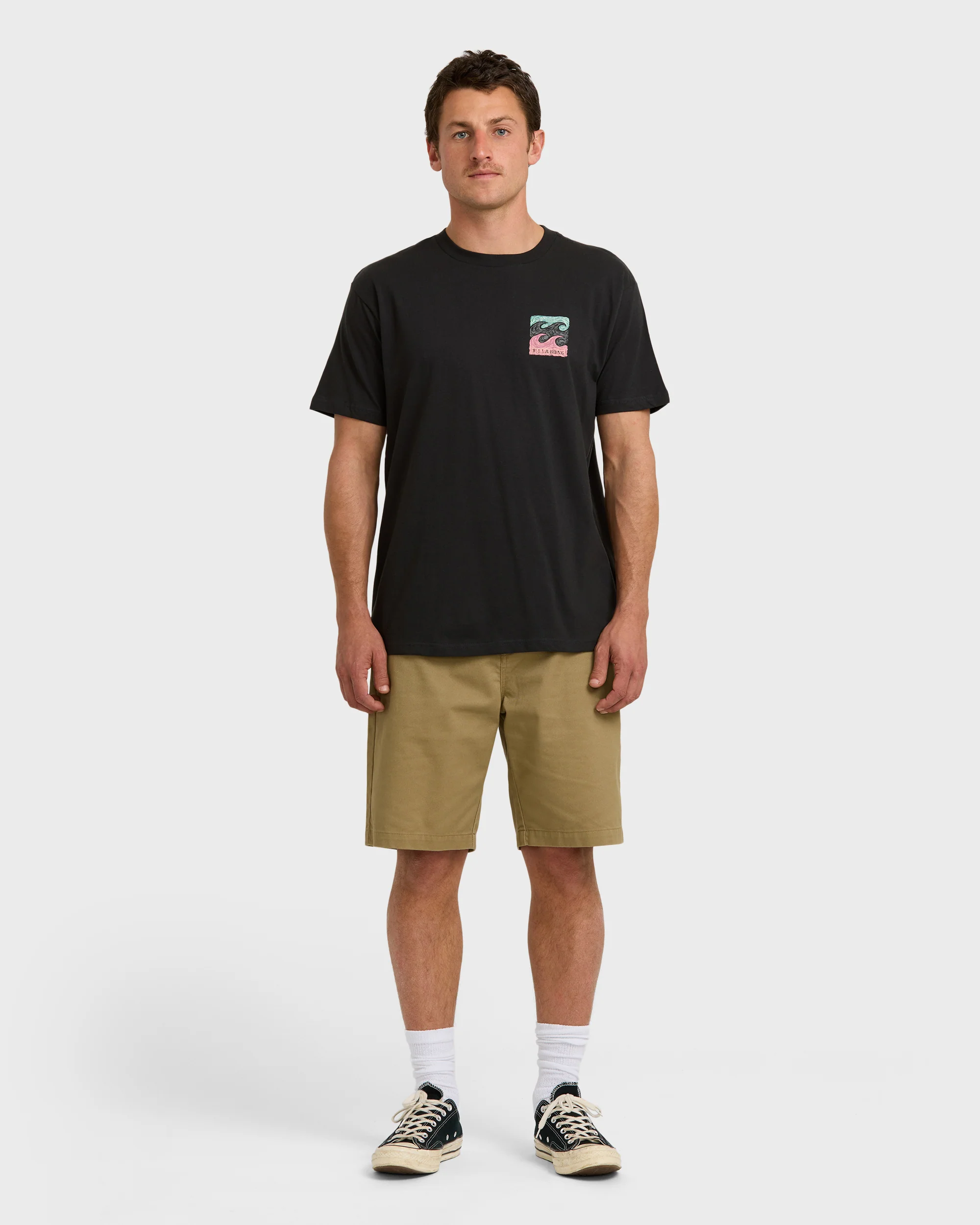 Mens Crayon Wave Premium T-Shirt - Image 4
