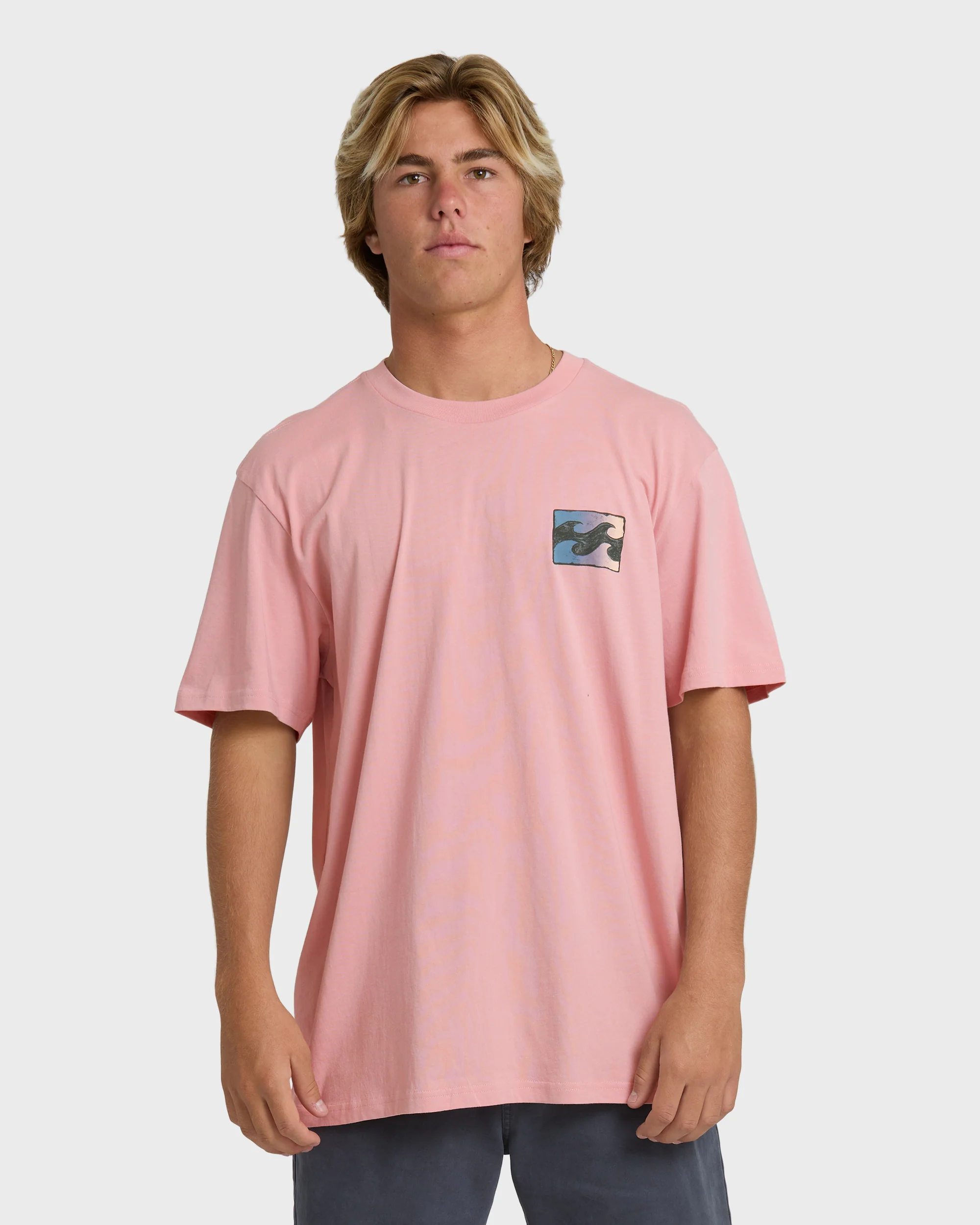 Mens Crayon Wave Premium T-Shirt - Image 3