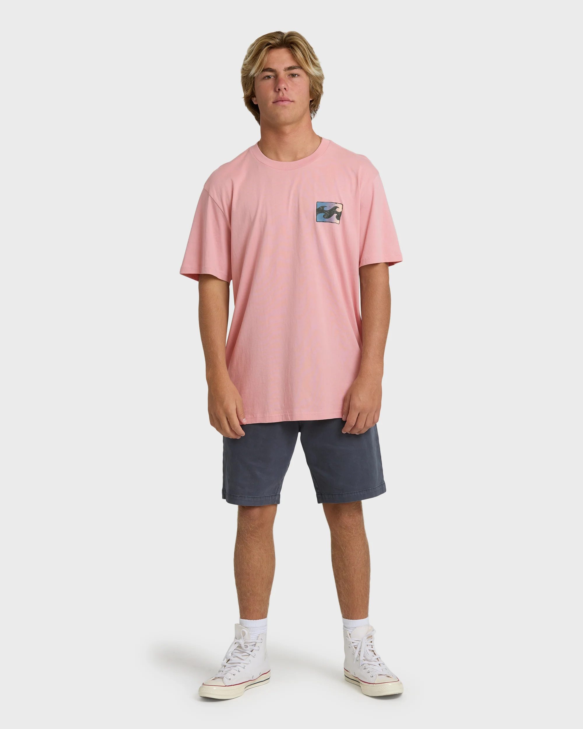 Mens Crayon Wave Premium T-Shirt - Image 5