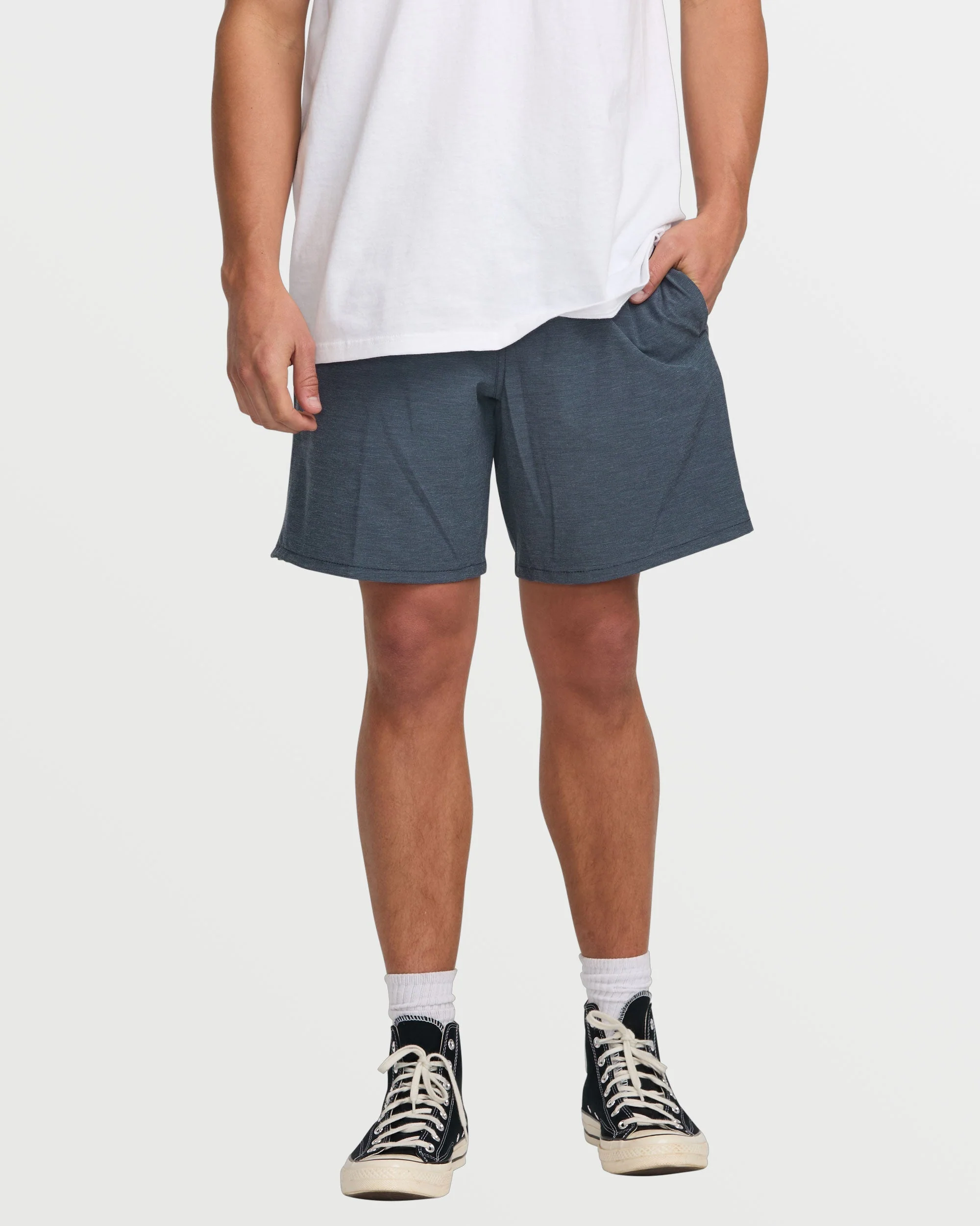 Crossfire Elastic Submersible 18" Hybrid Shorts - Navy