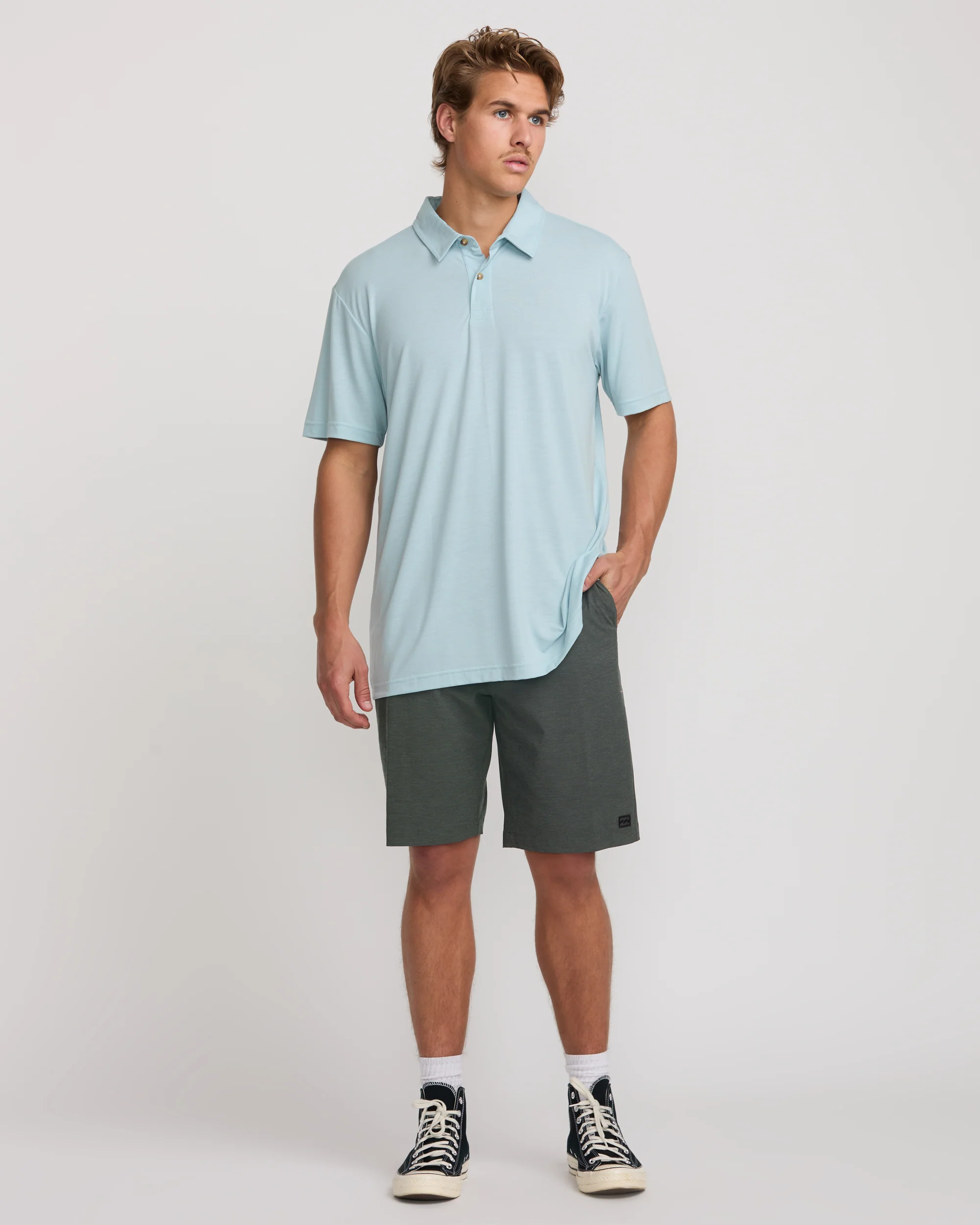 Crossfire Submersible 21" Hybrid Shorts - Asphalt - Image 5