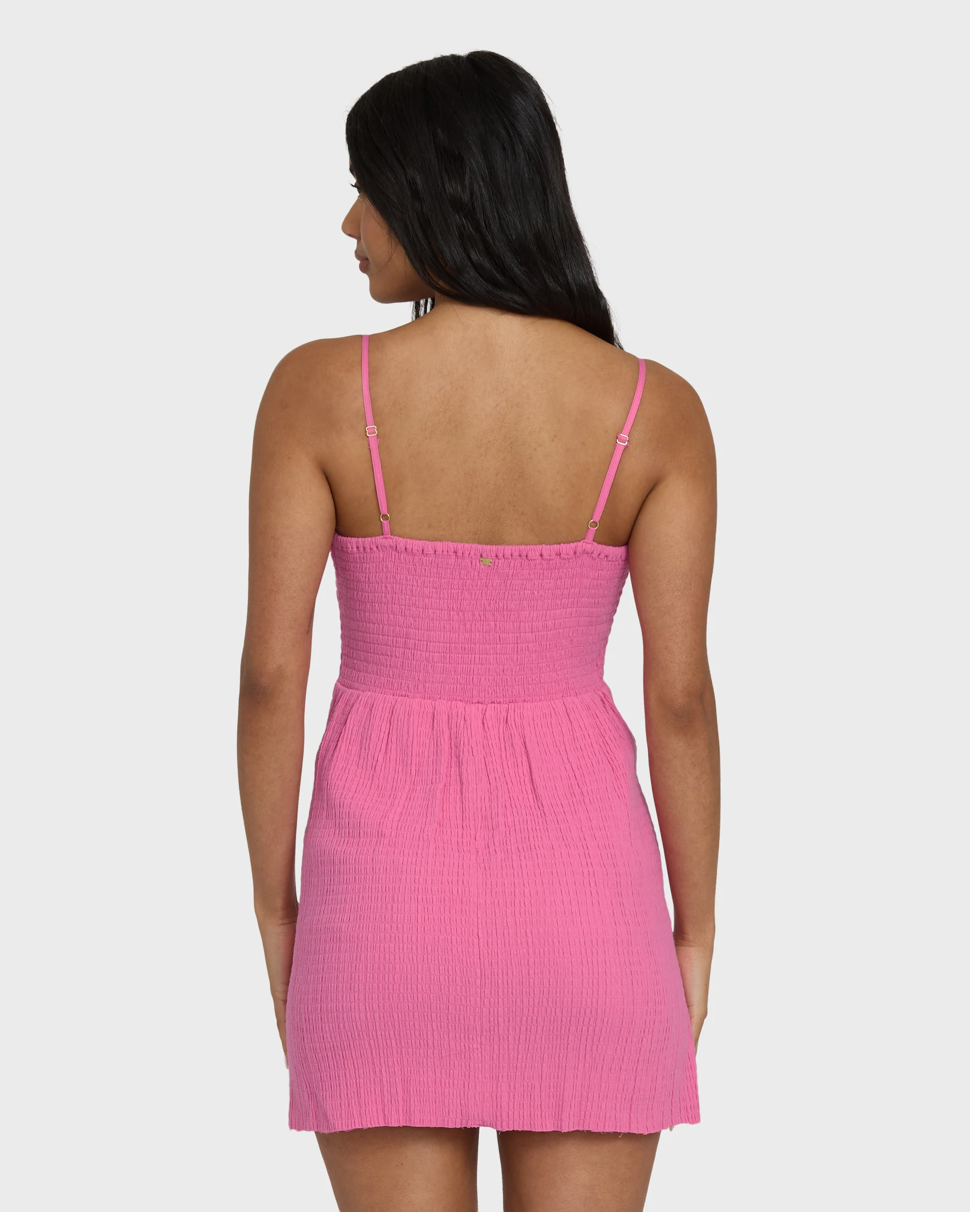 Crystal Clear Mini Dress - Guava - Image 3