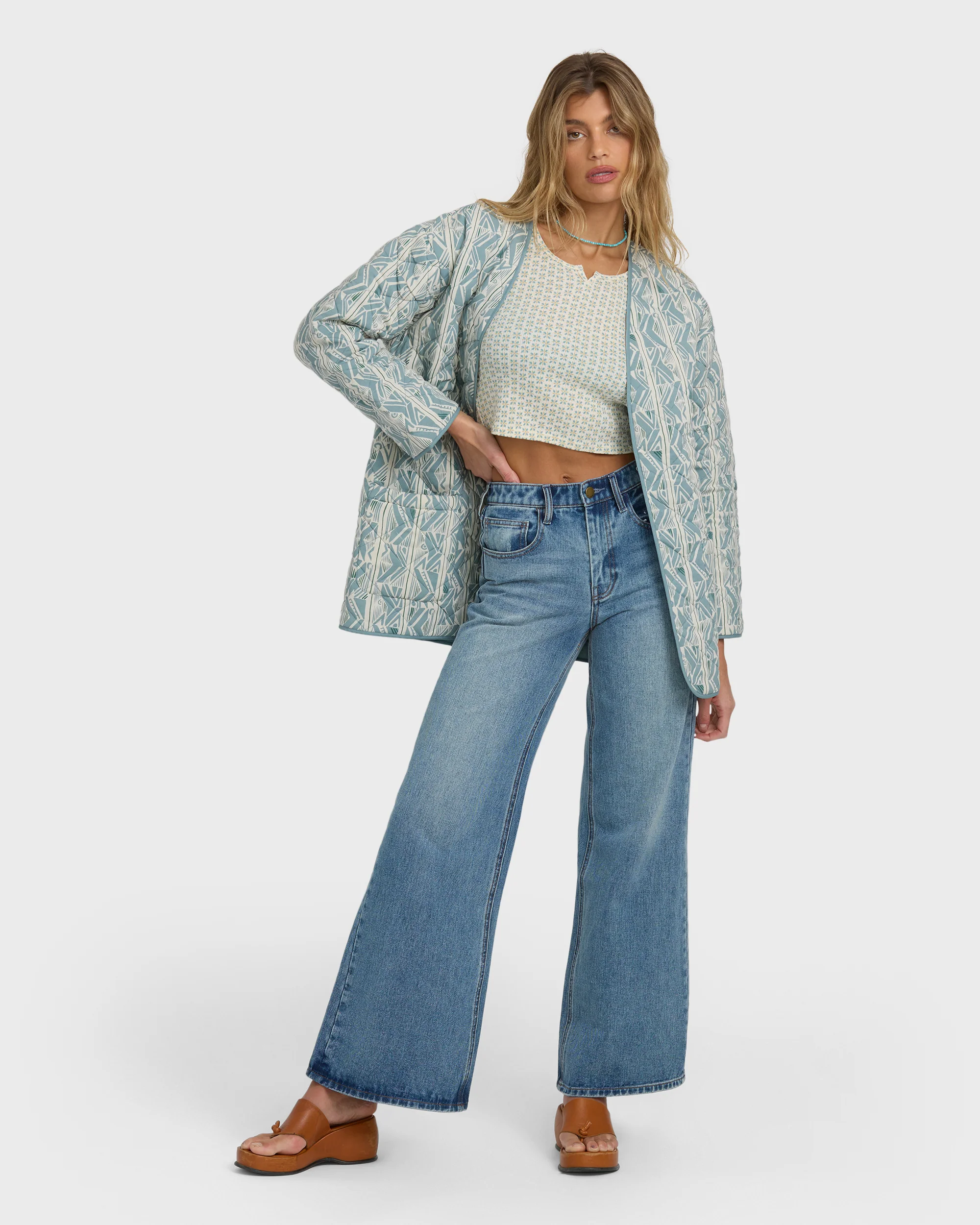 Day Dreamin Jacket - Mineral Blue - Image 3