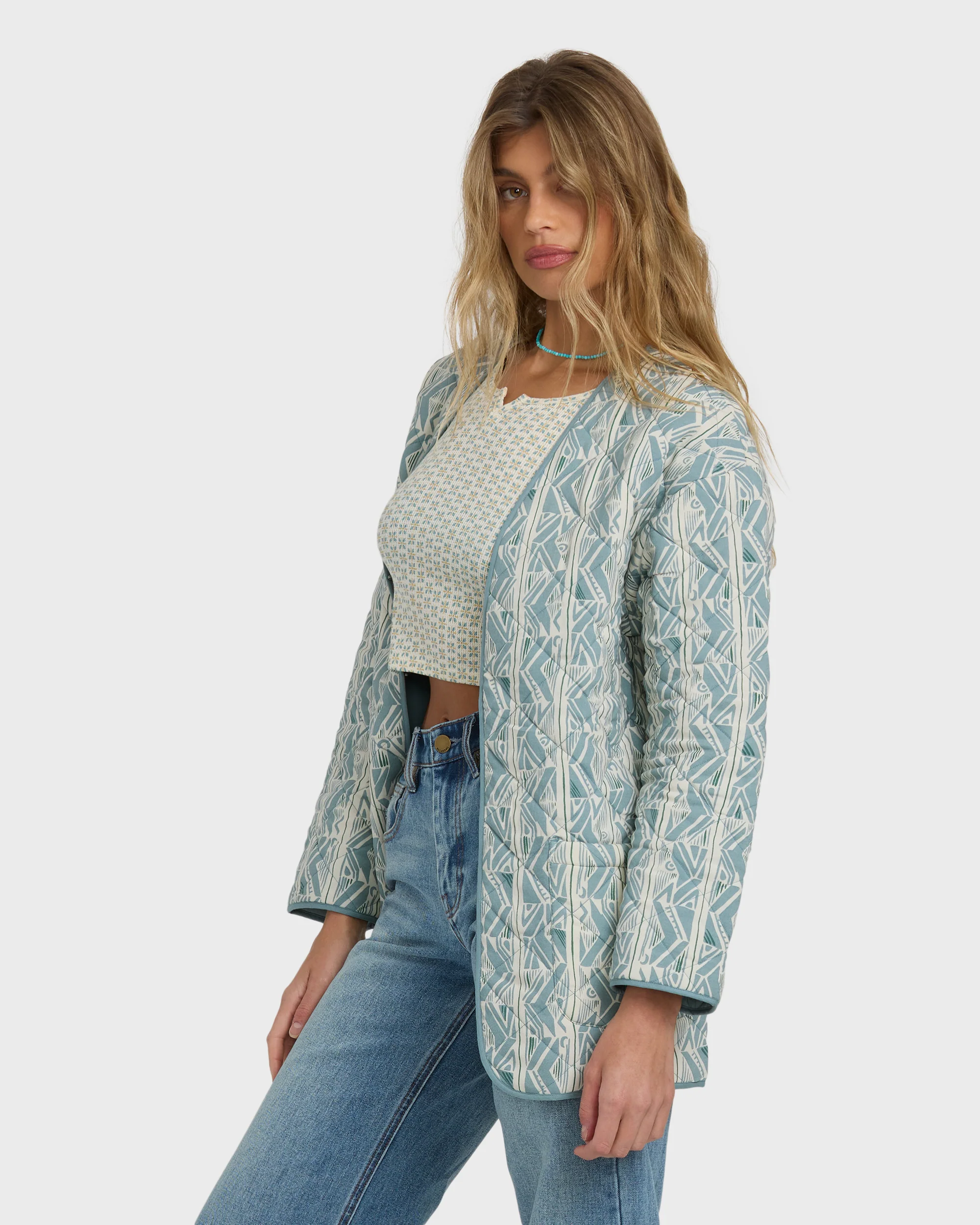 Day Dreamin Jacket - Mineral Blue - Image 4