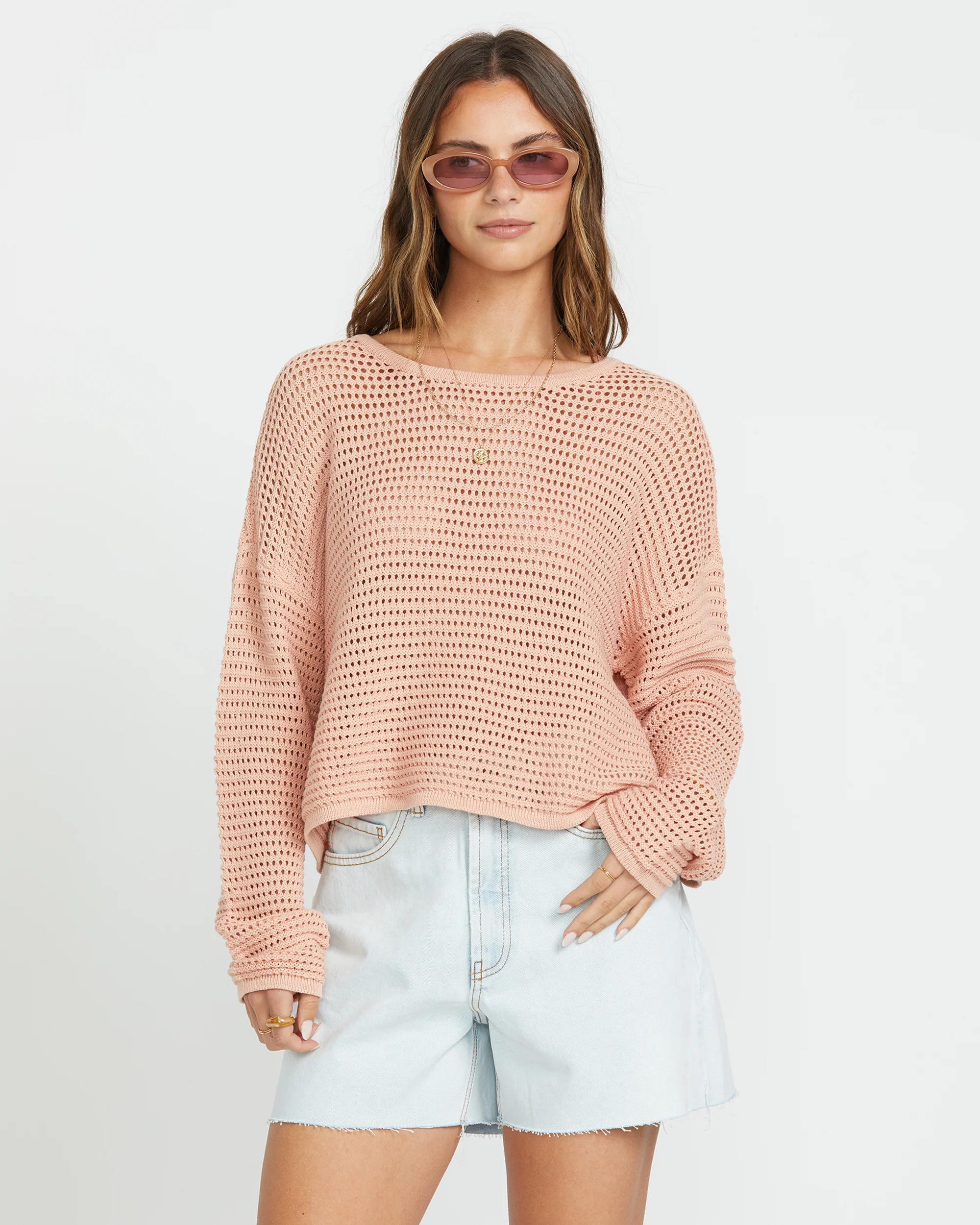Daybreak Sweater - Faded Rose