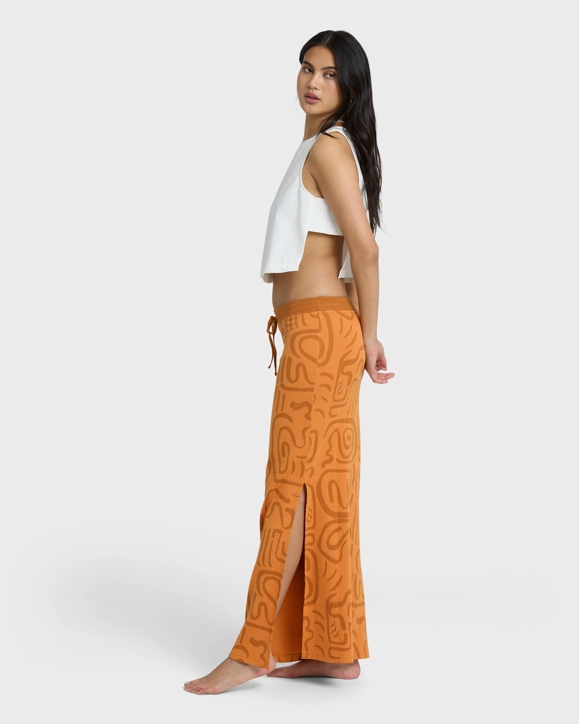 Womens Embers Knit Maxi Skirt - Image 5