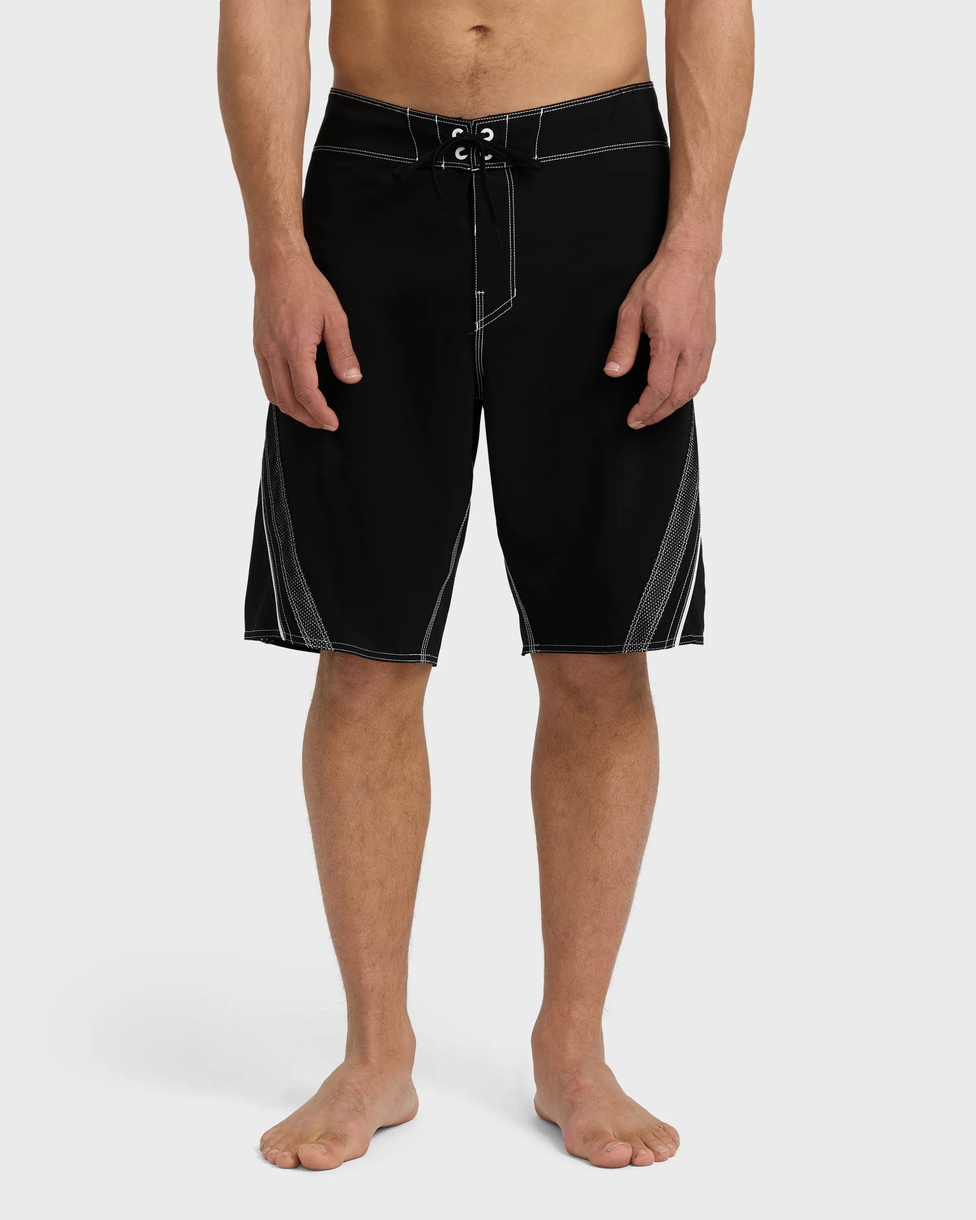 Fluid 2K Pro Performance 21" Boardshorts - Black White