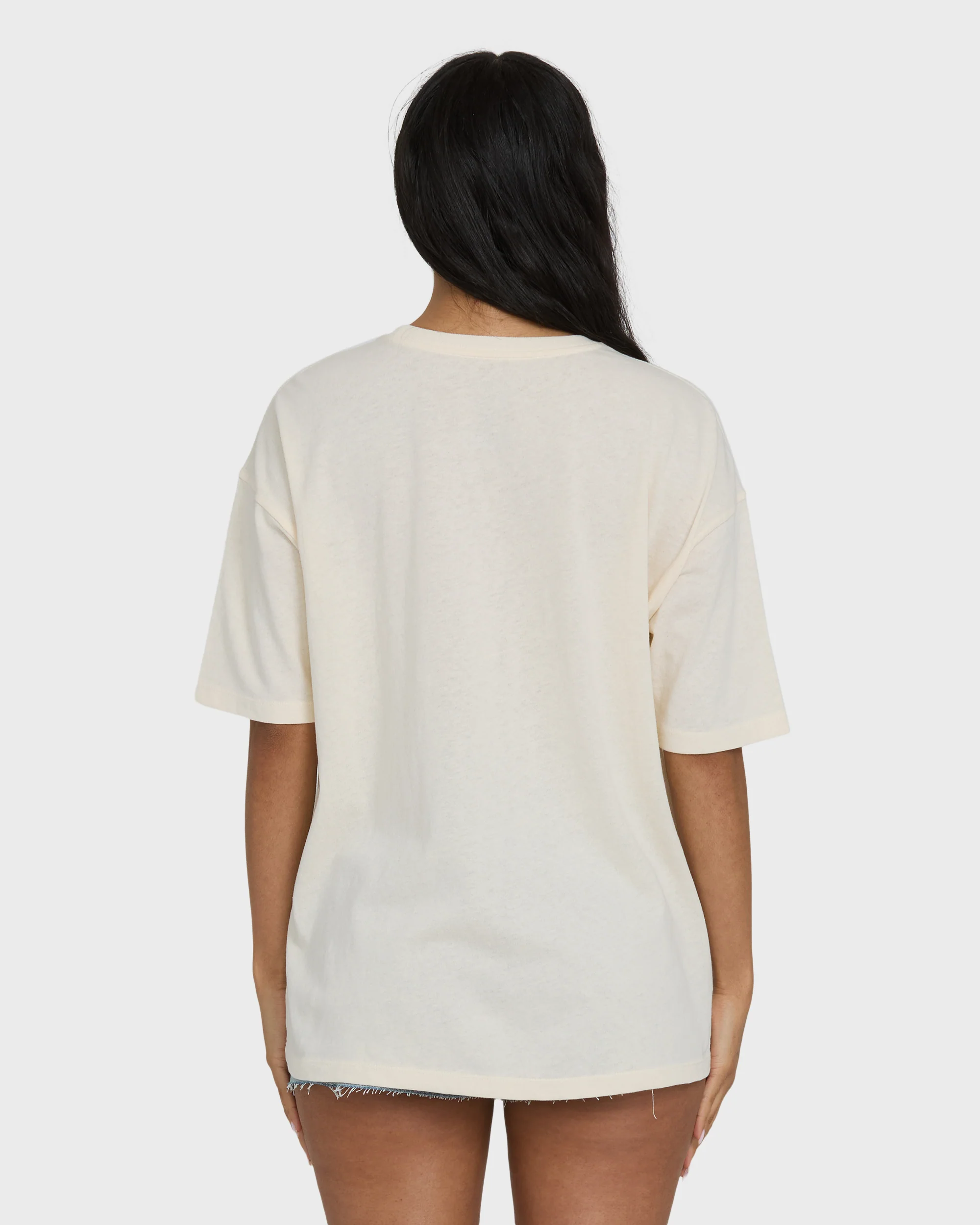Forever Dawn Short Sleeve Knit T-Shirt - White Cap - Image 2