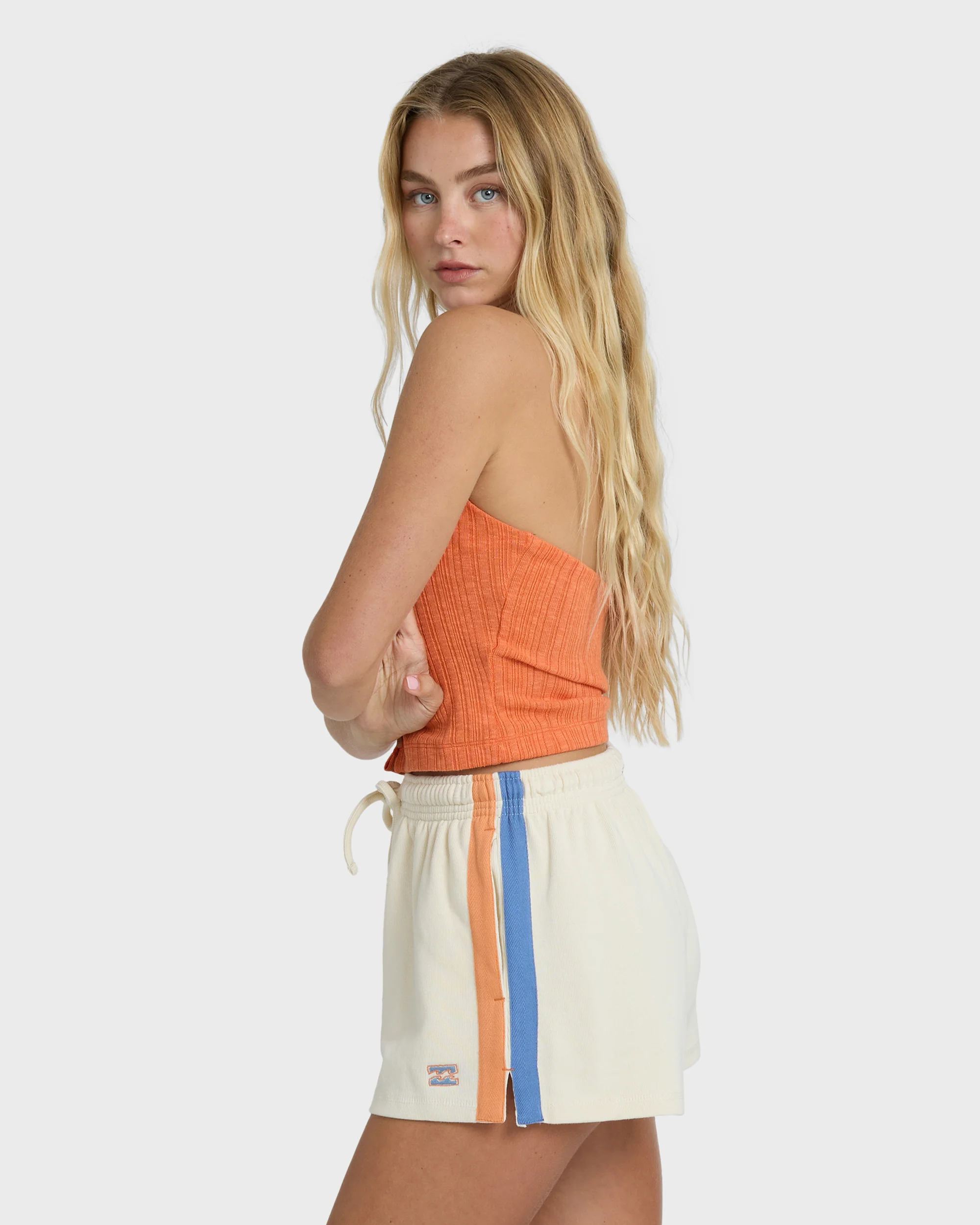 Friday Night Knit Halter Top - Saffron - Image 5