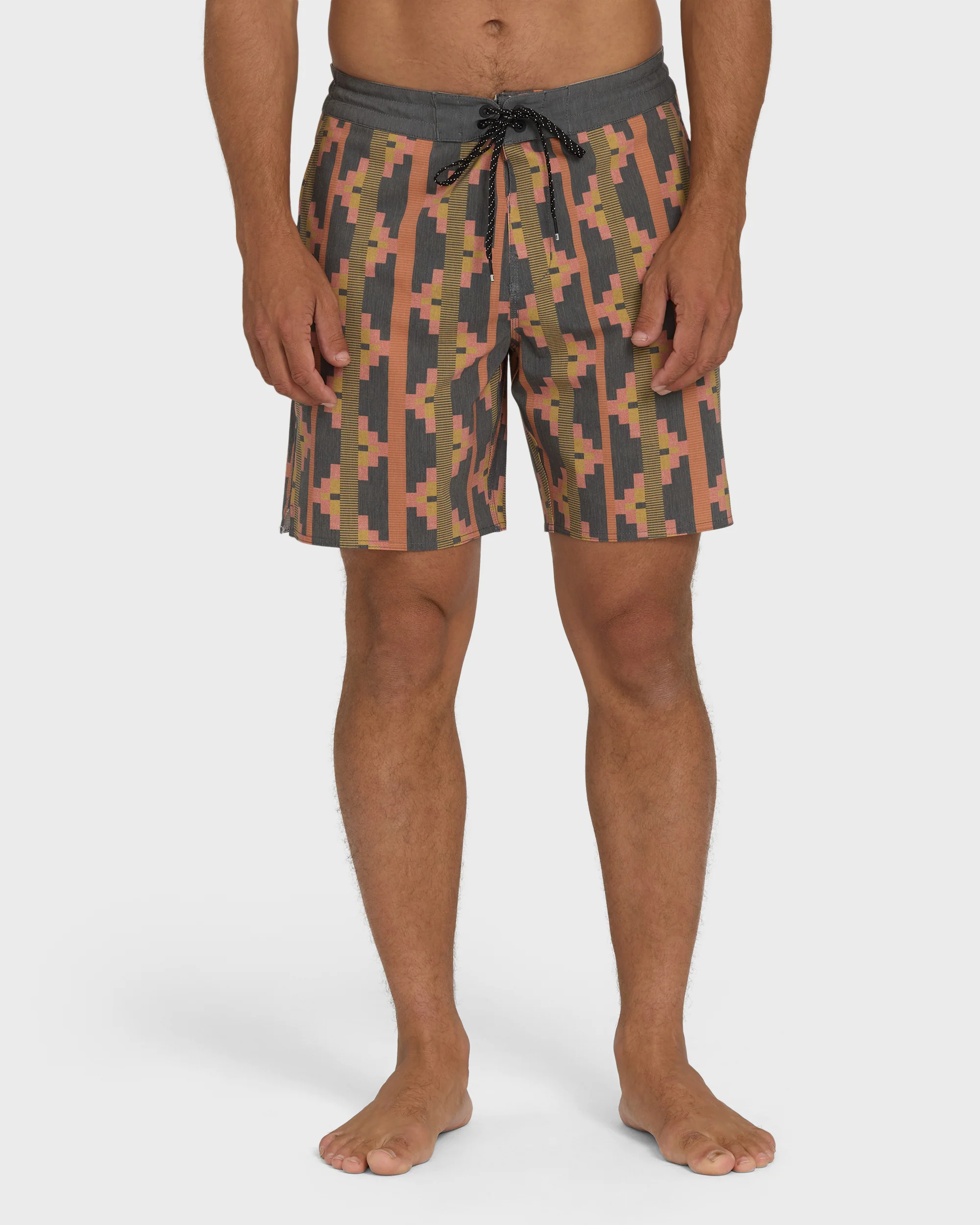 Good Times Lo Tide 18" Boardshorts - Rust