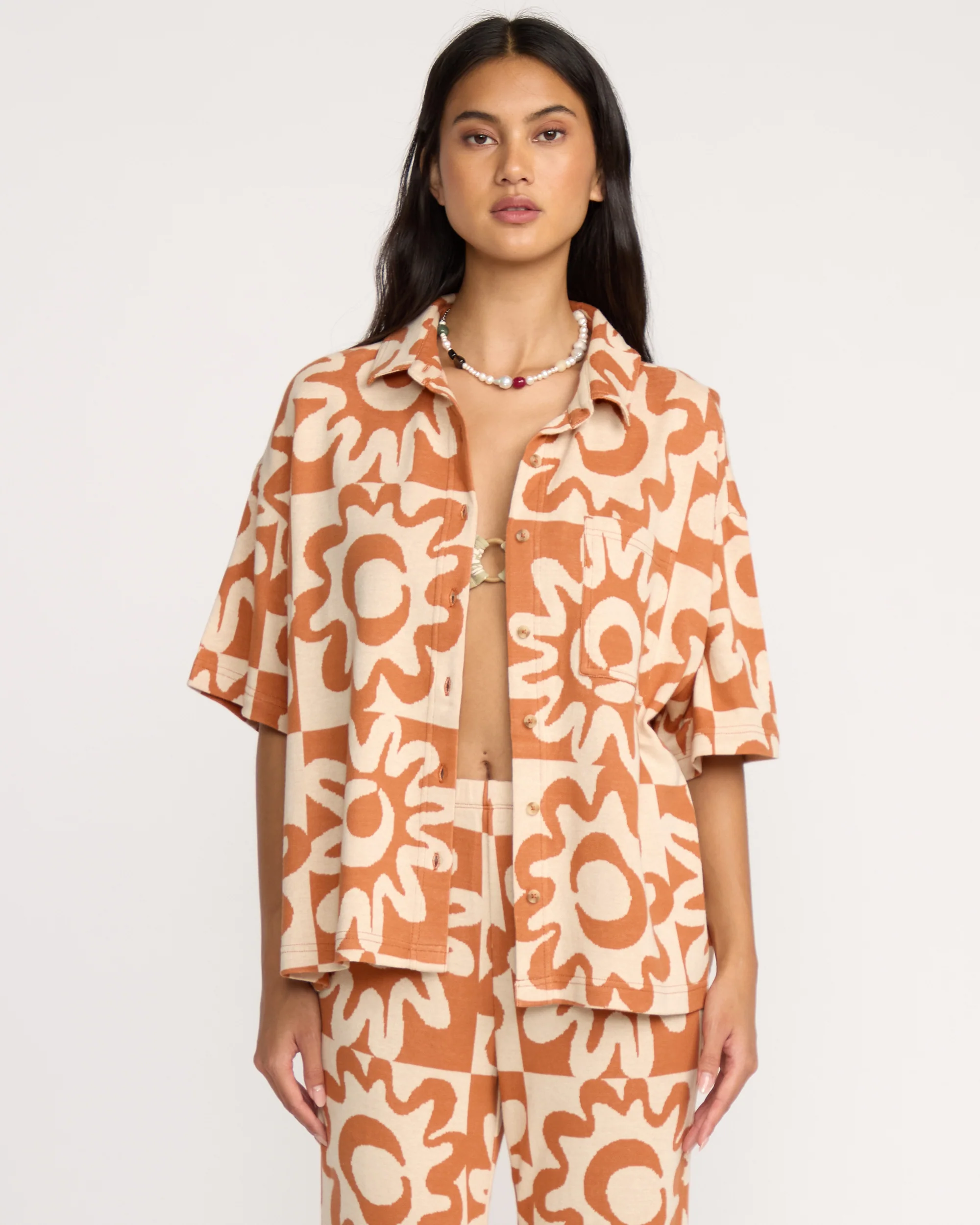 Lost Waves Short Sleeve T-Shirt - Sunburnt