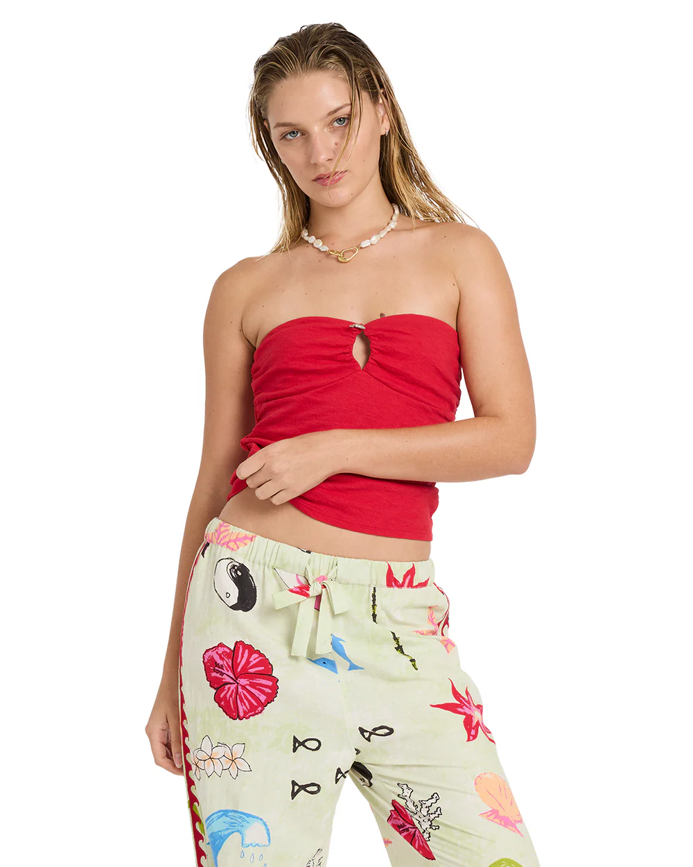 Womens Lottie Hall Splasher Knit Tube Top - Image 3