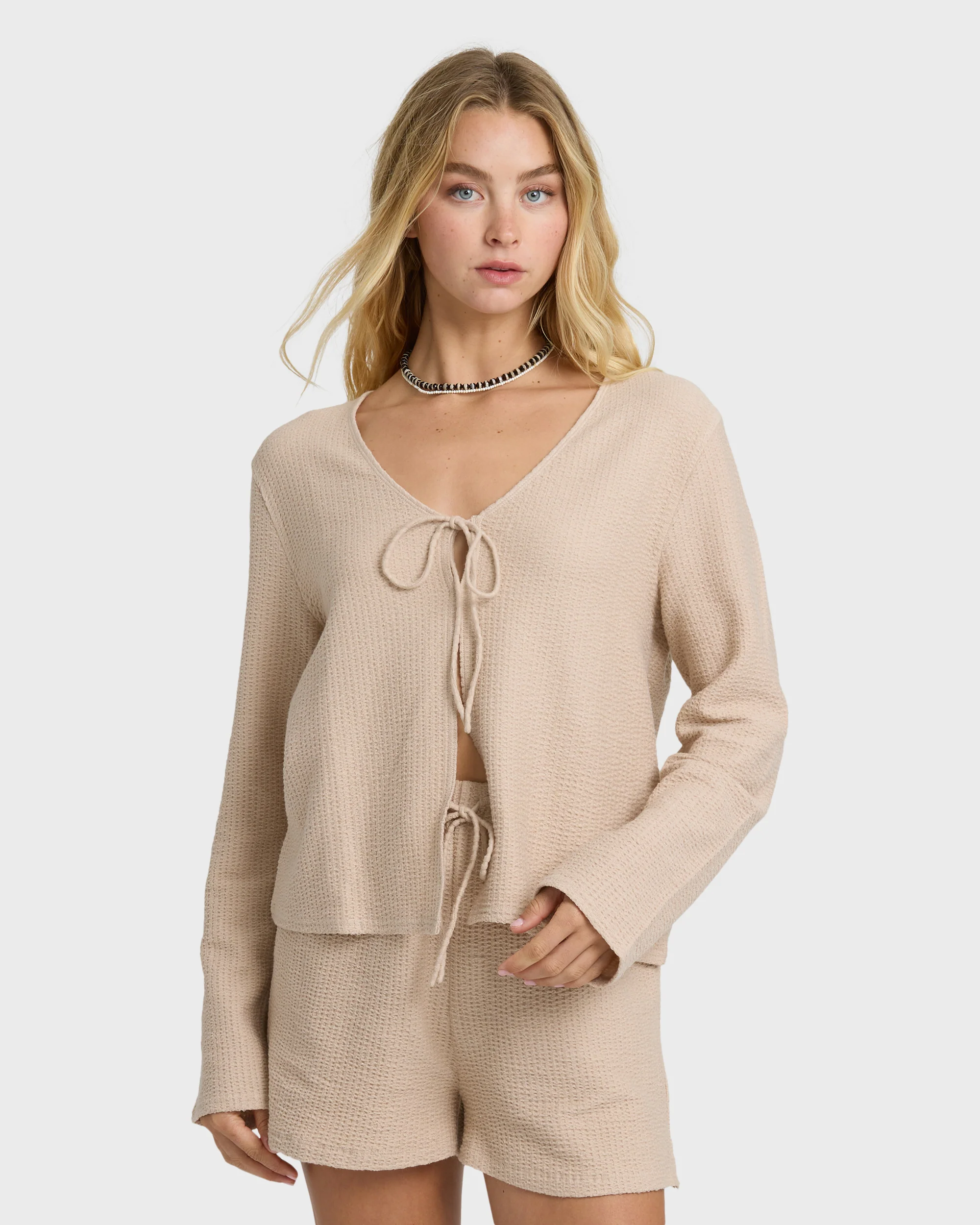 Womens Maya Long Sleeve Knit Top - Image 3