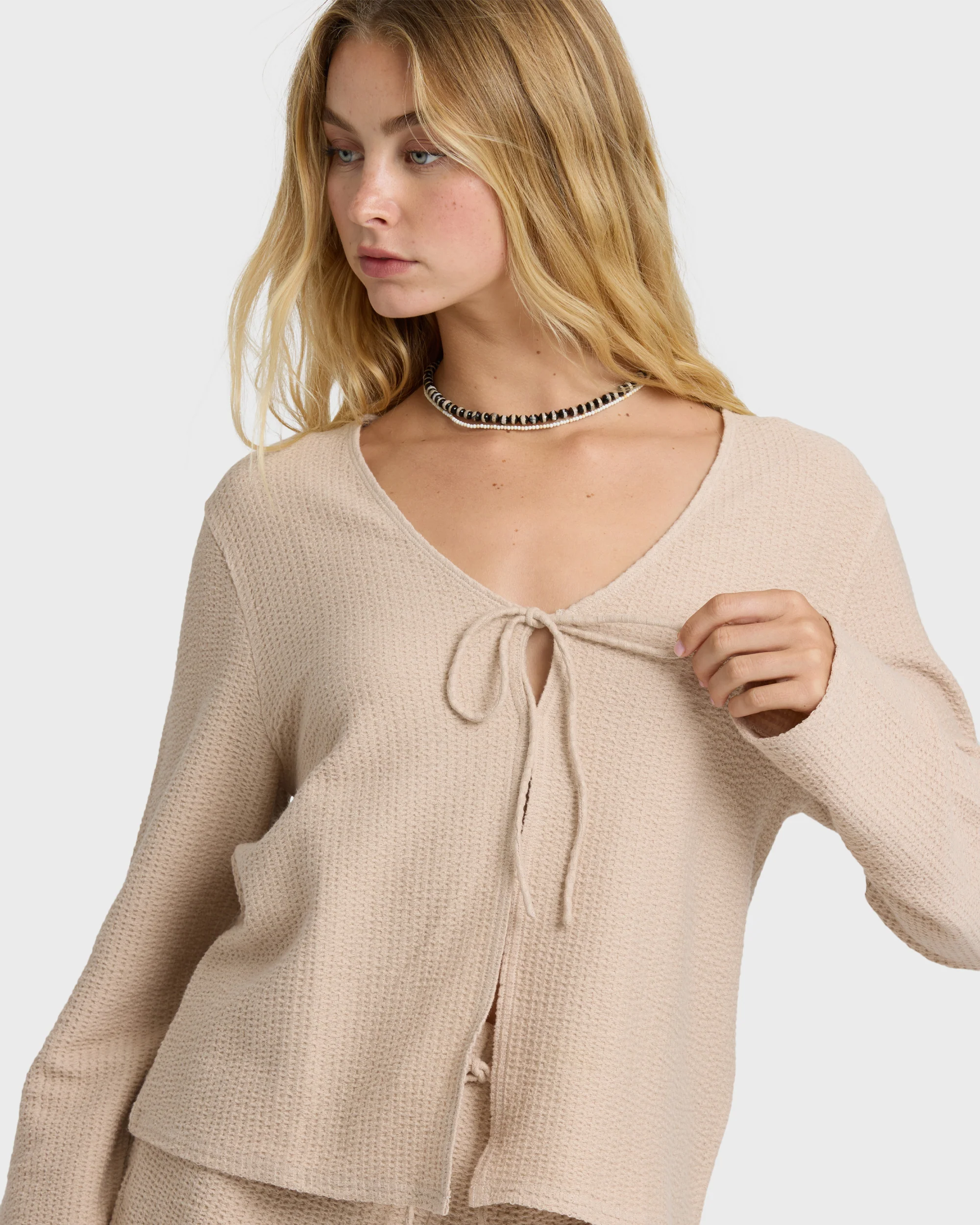 Womens Maya Long Sleeve Knit Top - Image 4