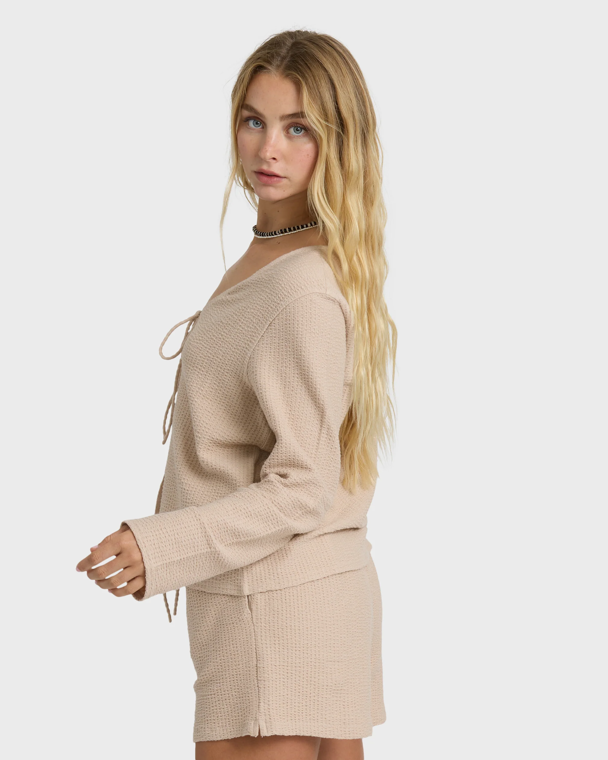 Womens Maya Long Sleeve Knit Top - Image 6