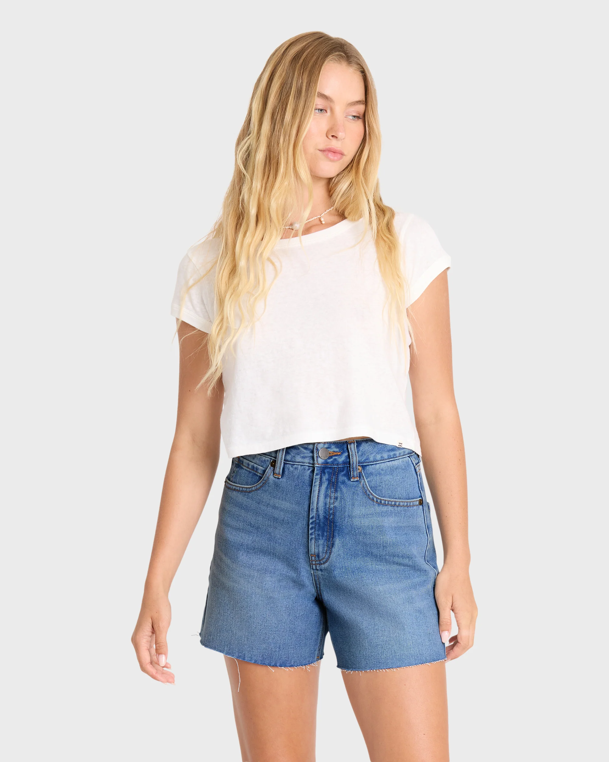 Riley Denim Shorts - Pacific Wash
