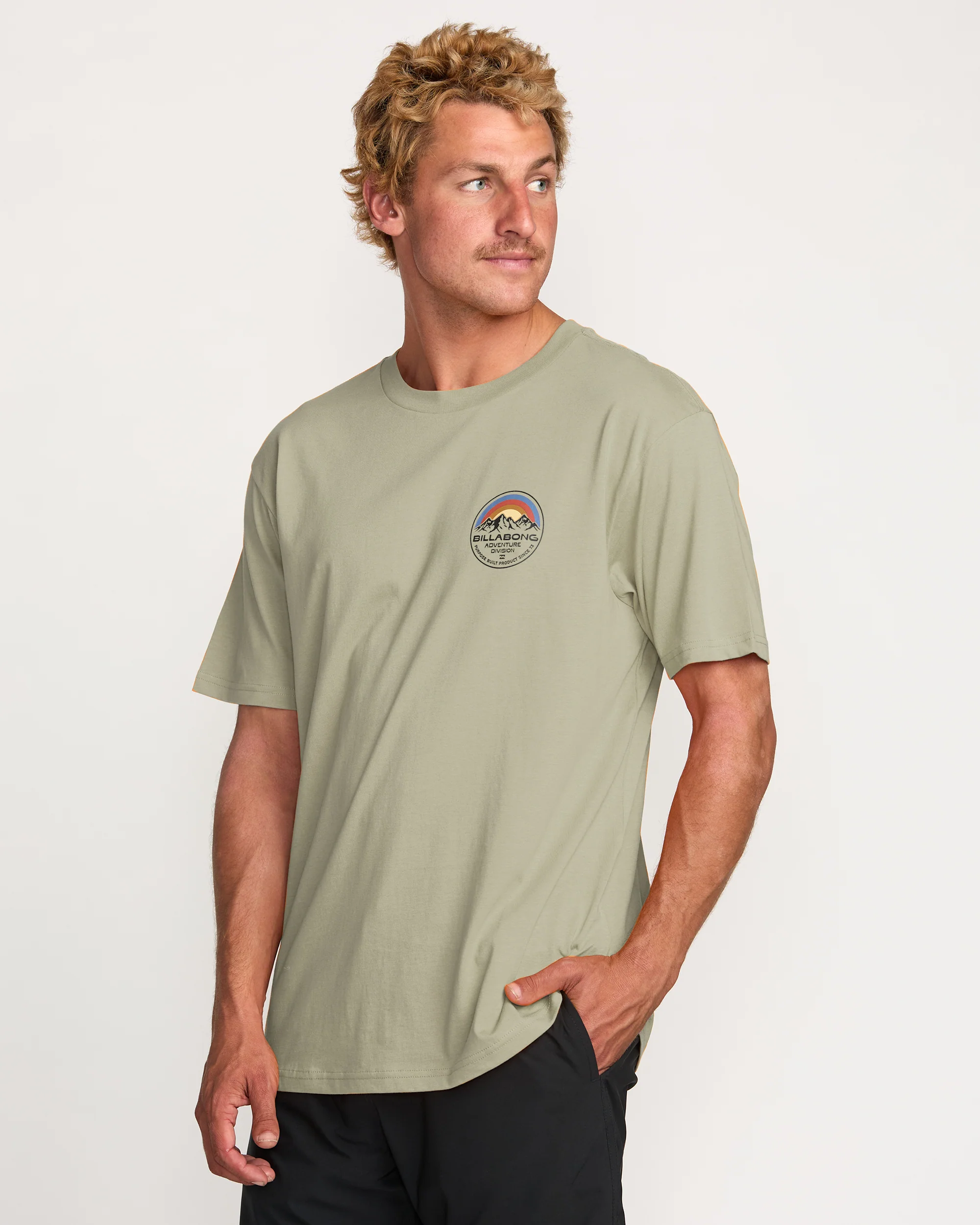 Rockies A/Div Short Sleeve T-Shirt - Sage Heather - Image 3