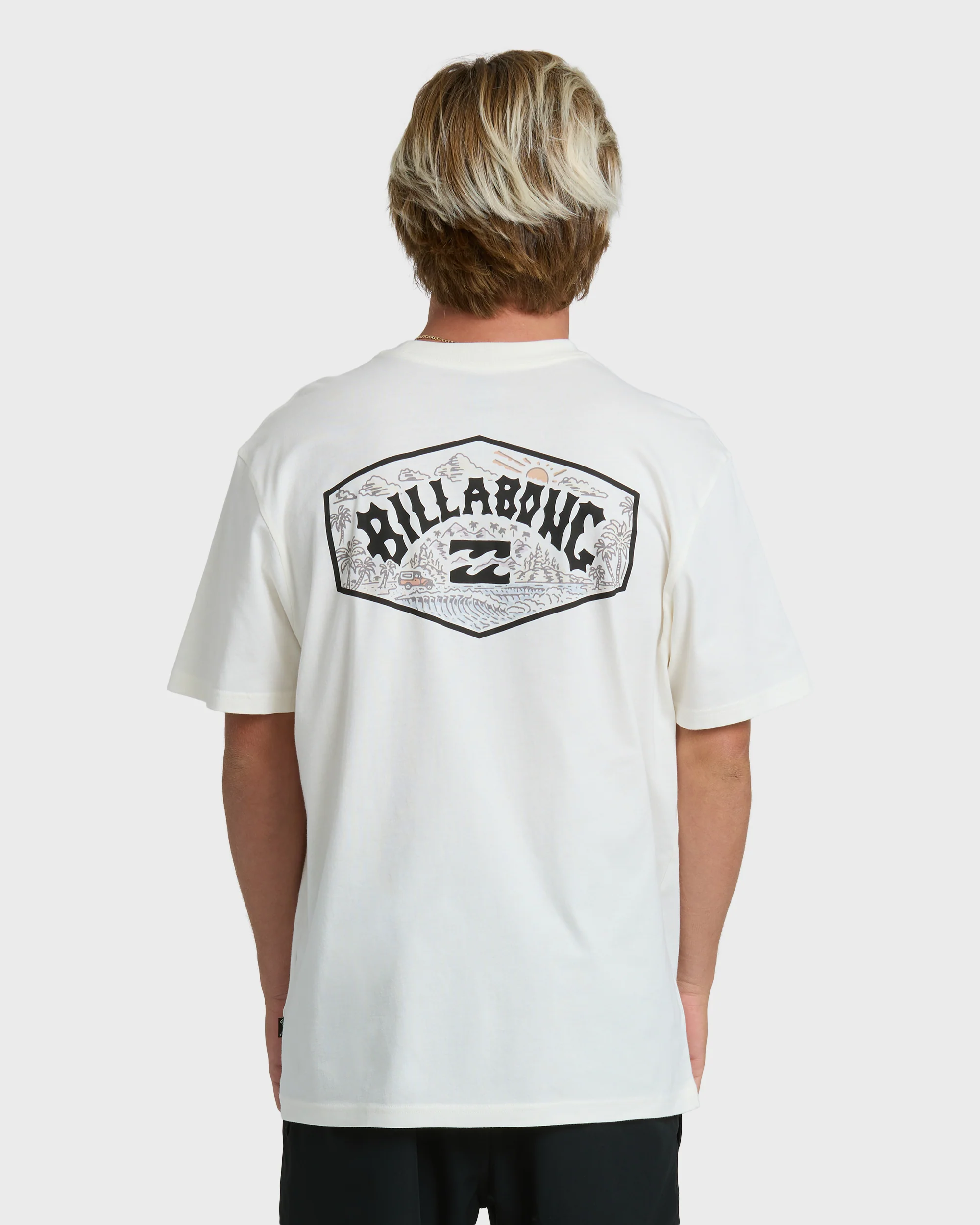 Scenic Arch Adiv Premium Short Sleeve T-Shirt - Off White - Image 2