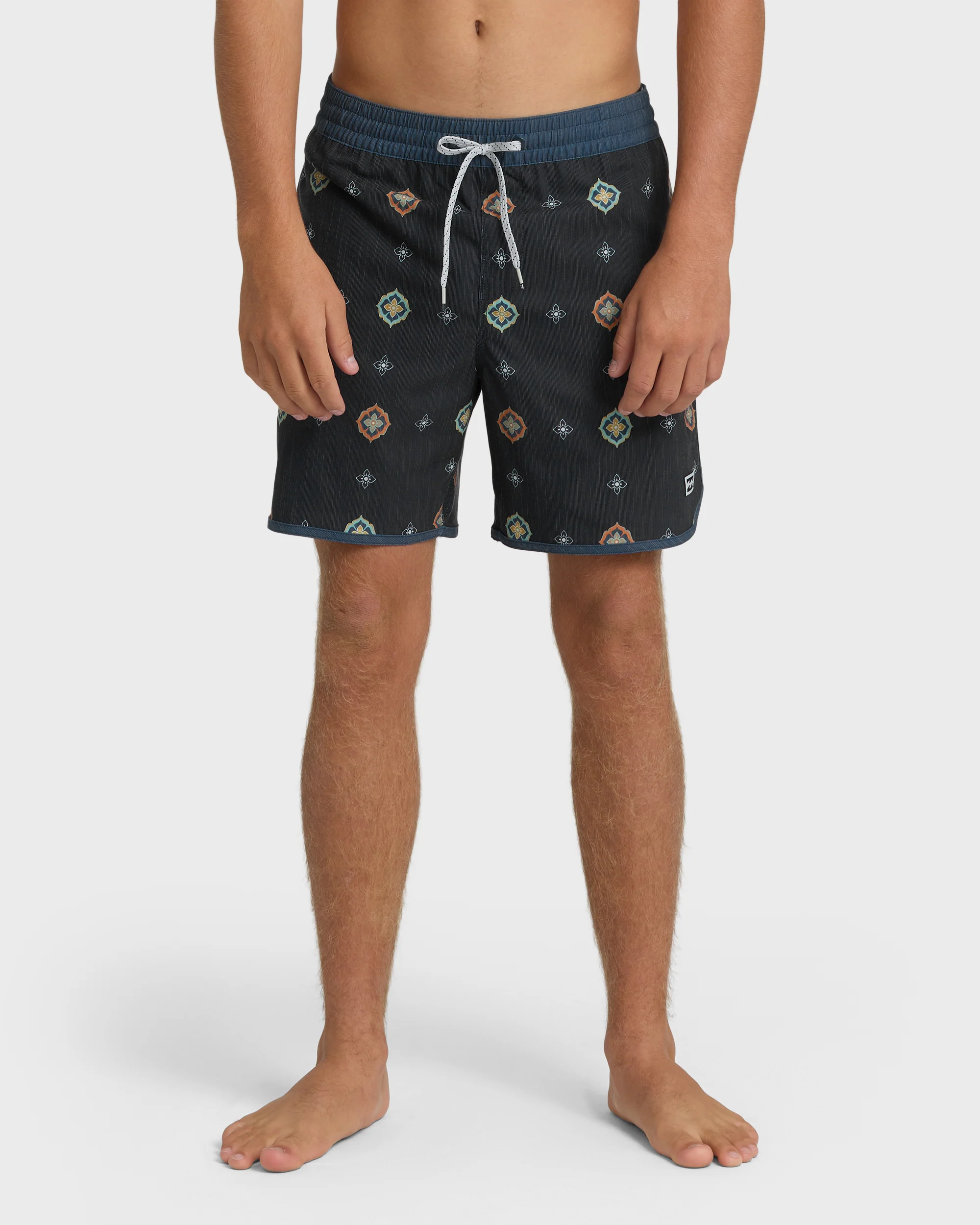 Seventy Three Layback 16" Trunks - Navy