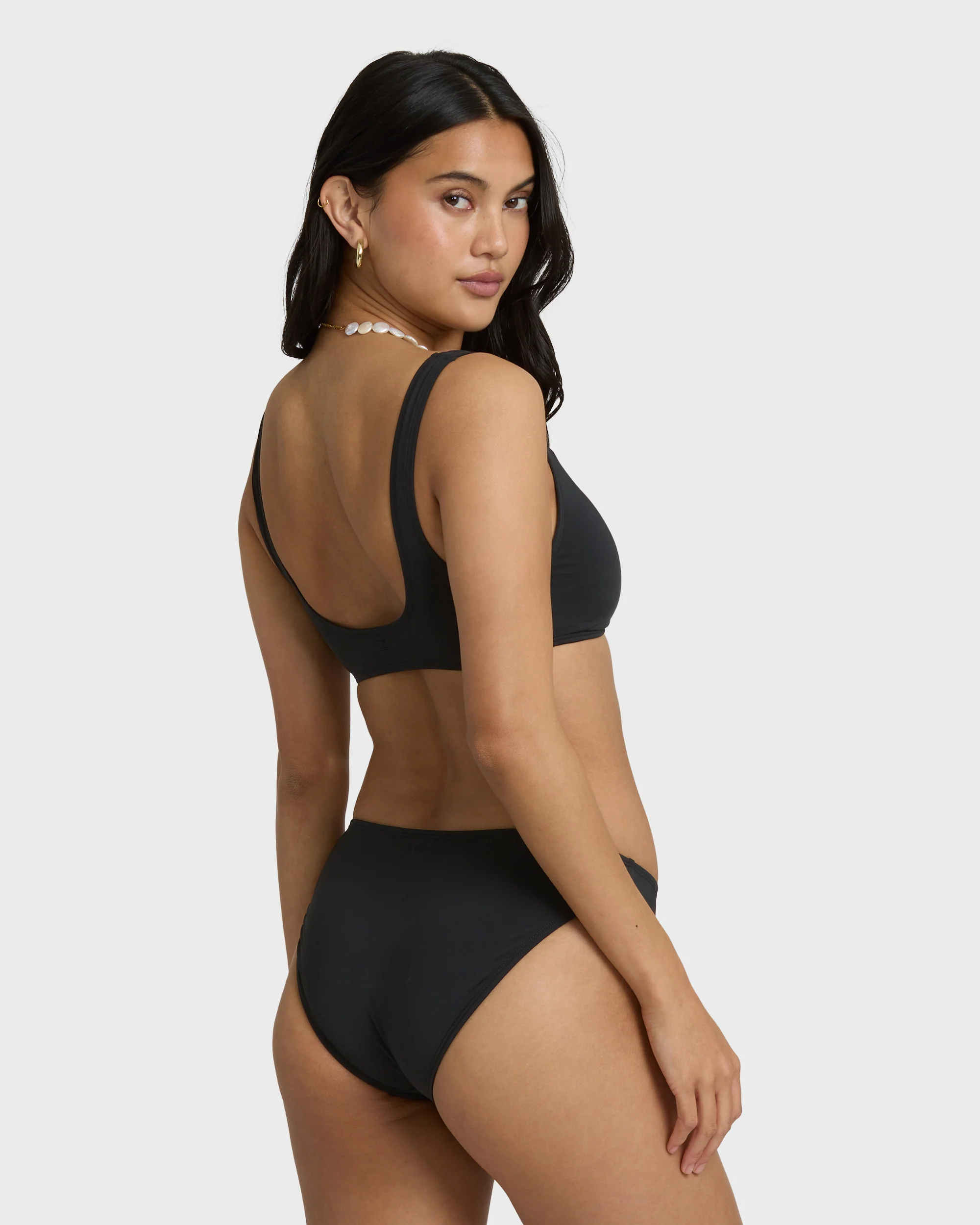 Sol Searcher Lowrider Full Bikini Bottoms - Black Pebble - Image 6