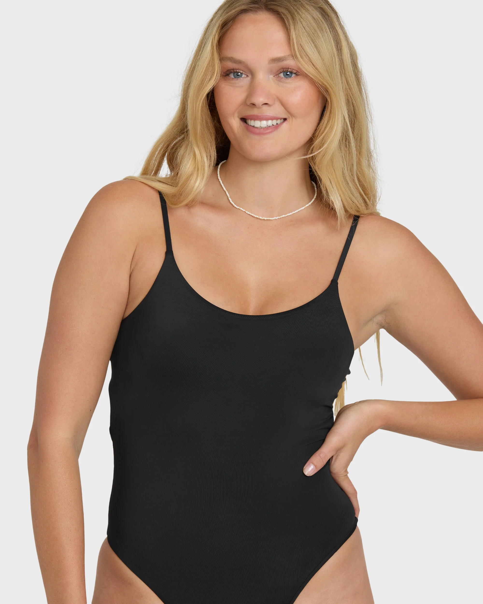 Sol Searcher Sloane One Piece Swimsuit - Black Pebble - Image 5