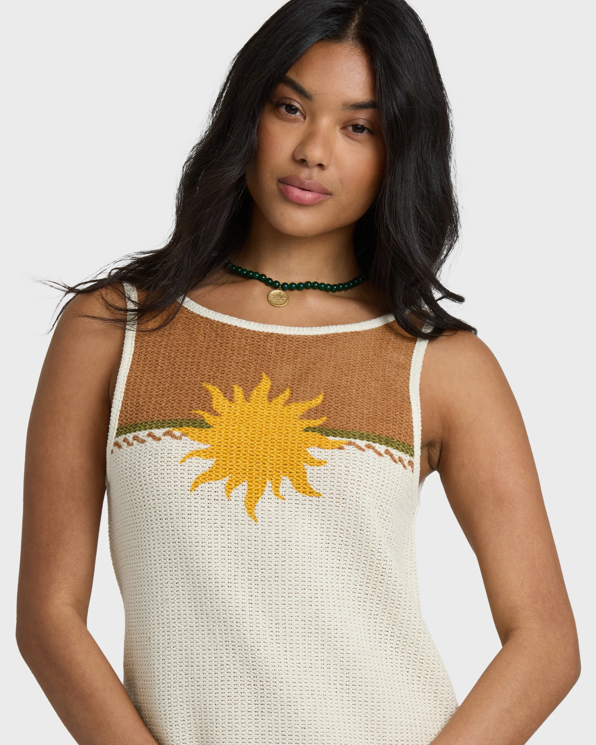Womens Solar Babe Midi Dress - Image 4