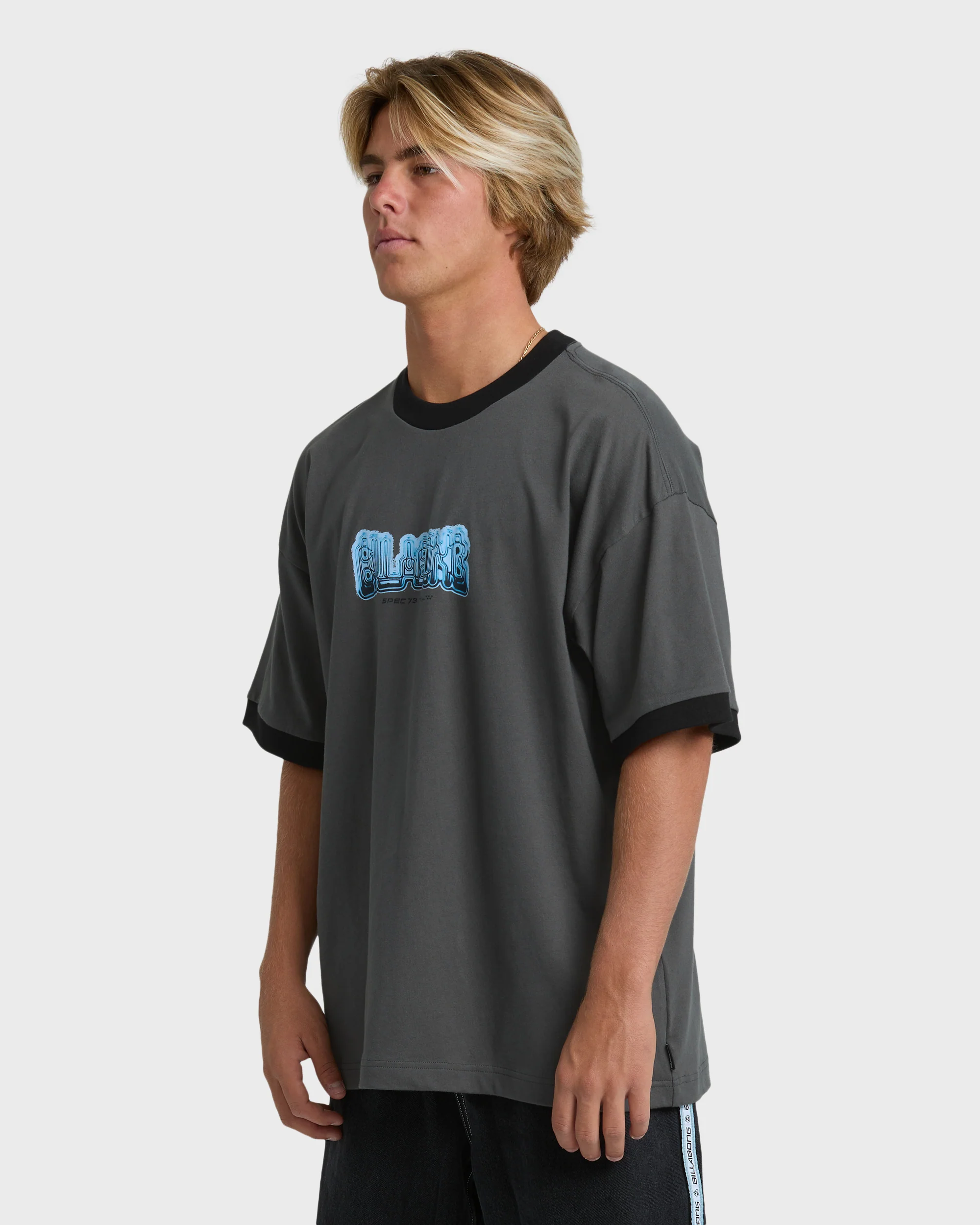 Mens Spec 73 Spin Ringer T-Shirt - Image 3