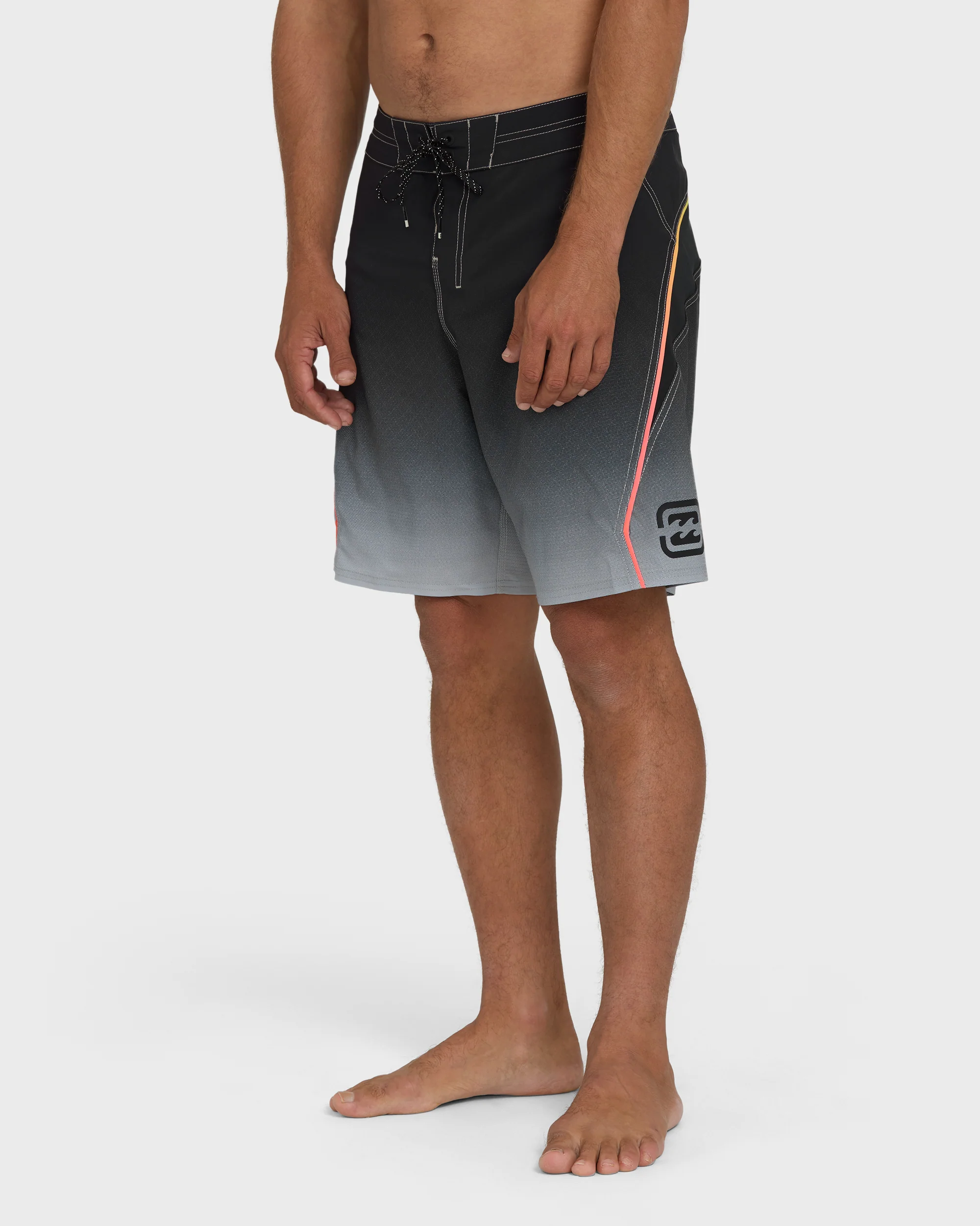 Straddie Pro 20" Boardshorts - Pewter - Image 3