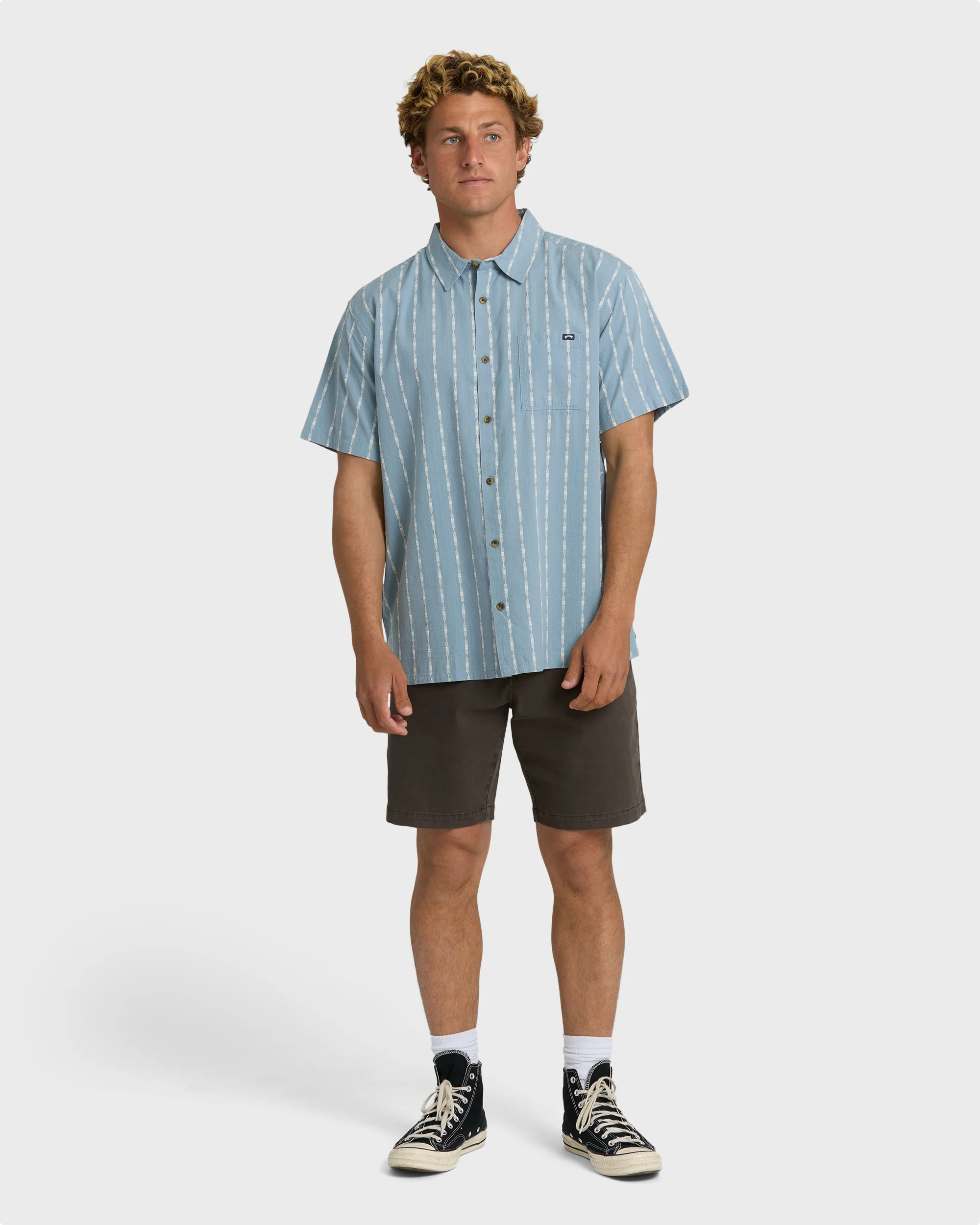 Mens Sundays Jacquard Shirt - Image 4