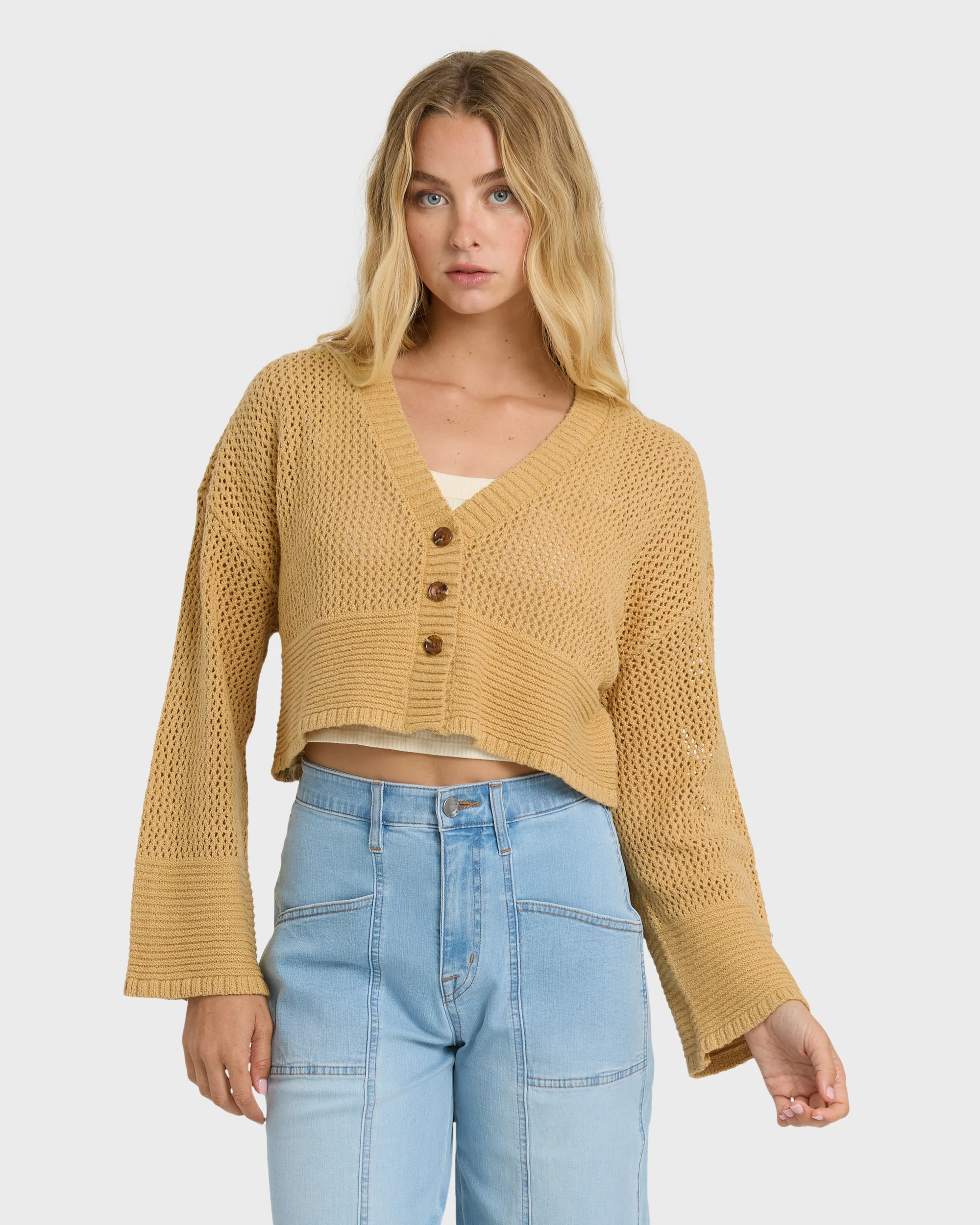 Tavi Cardigan - Sand