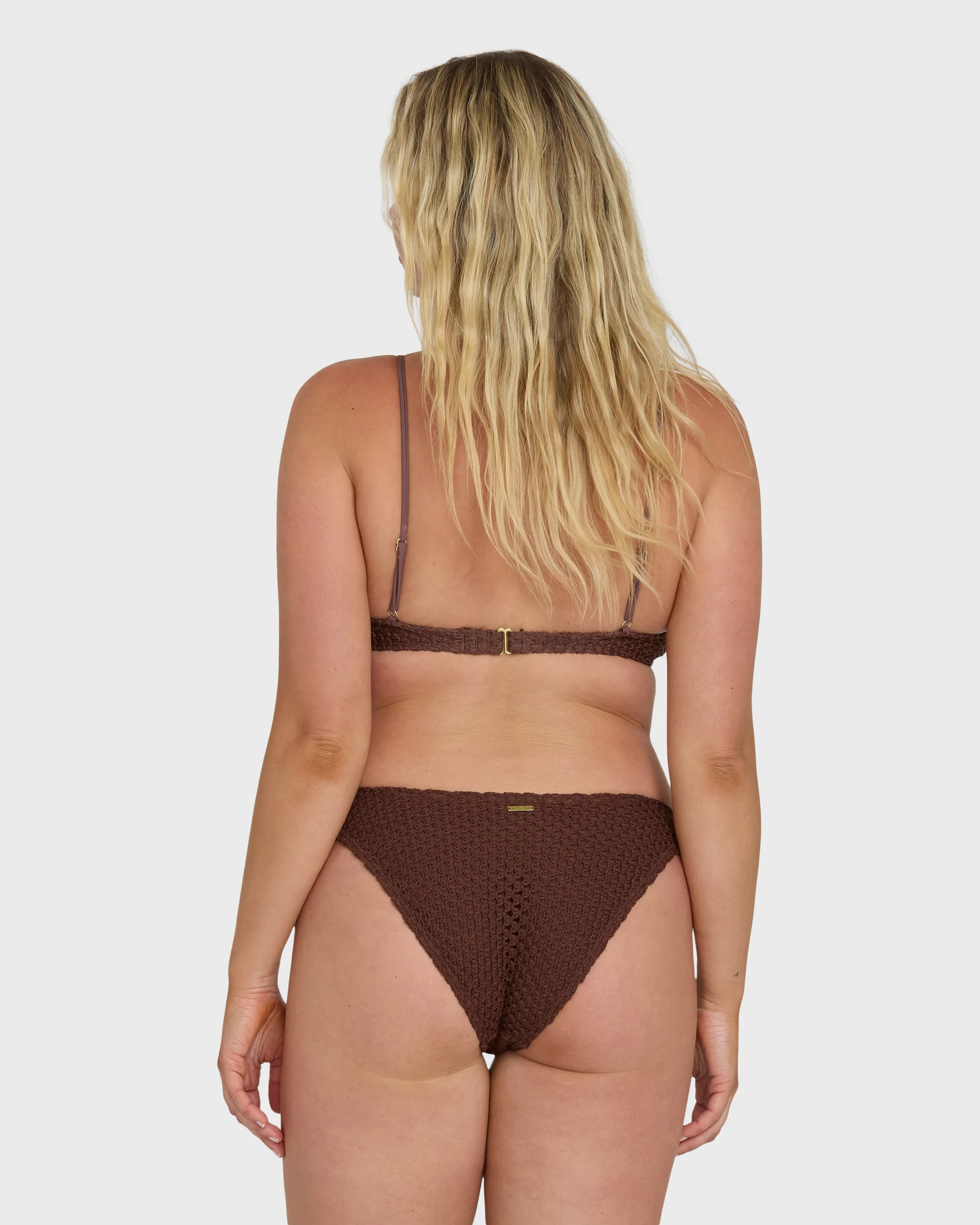 Twisted Tides Maui Bikini Bottoms - Espresso - Image 8