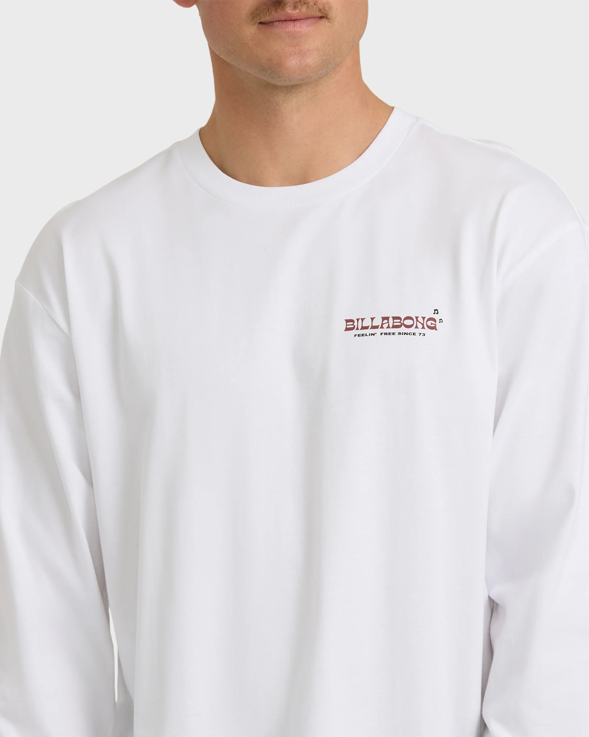 Under The Sun Regular Long Sleeve T-Shirt - White - Image 5