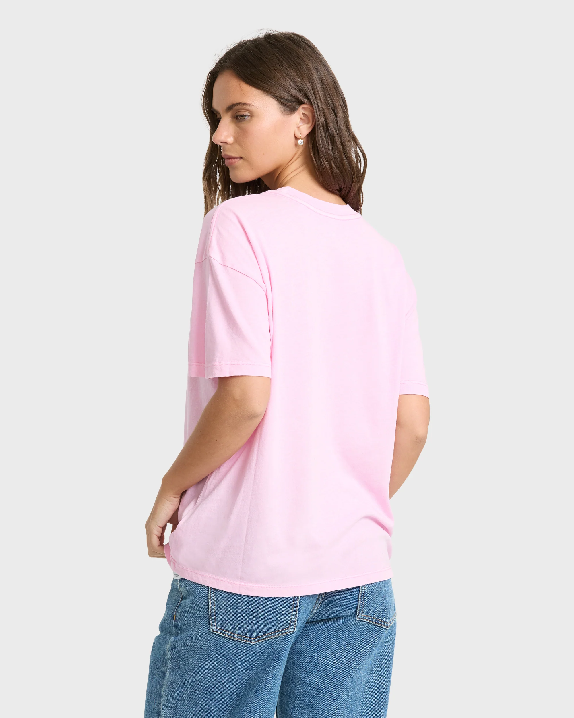 Vacay Forever Short Sleeve Knit T-Shirt - Prism Pink - Image 2