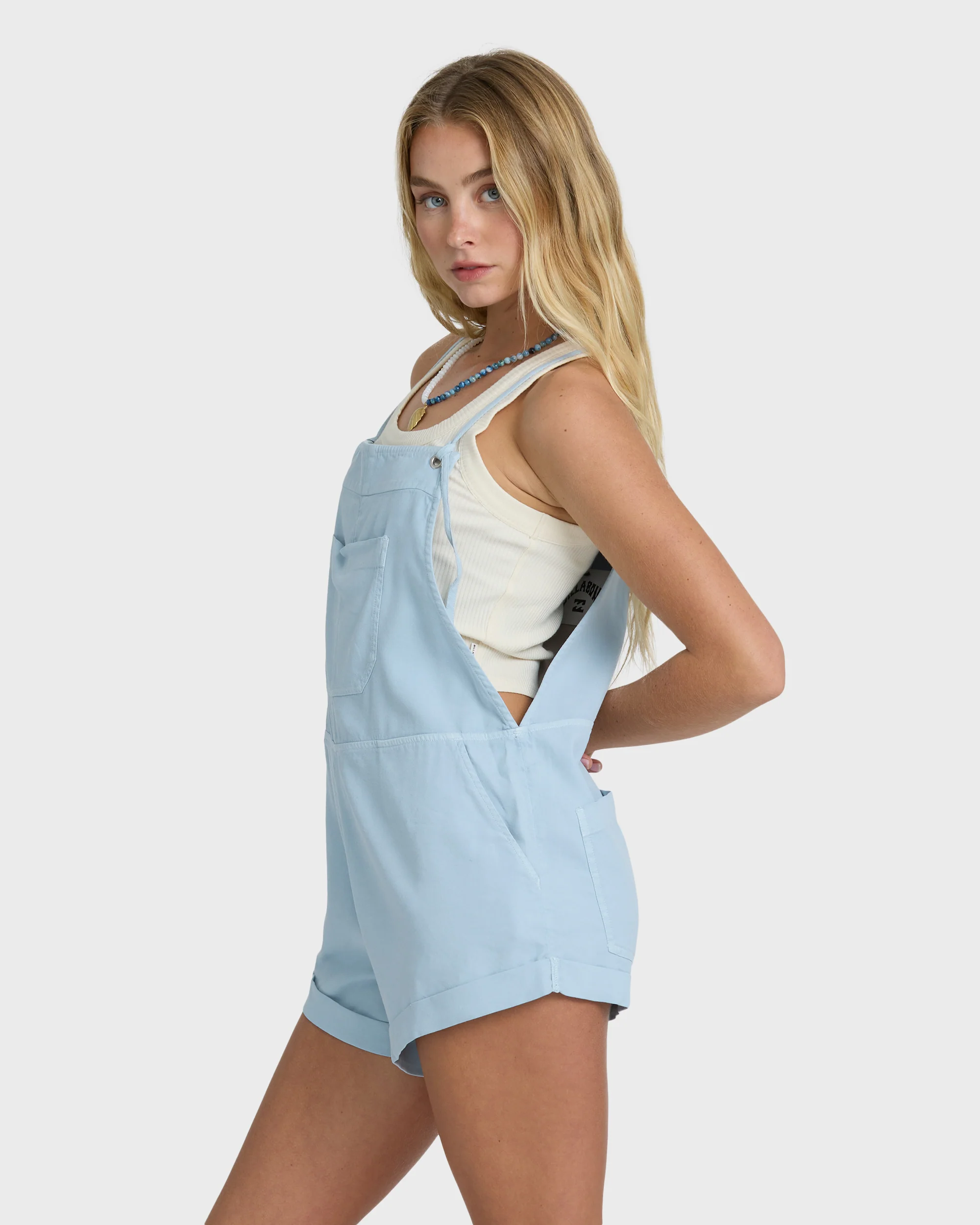 Wild Pursuit Solid Overalls - Washed Chambray - Image 3